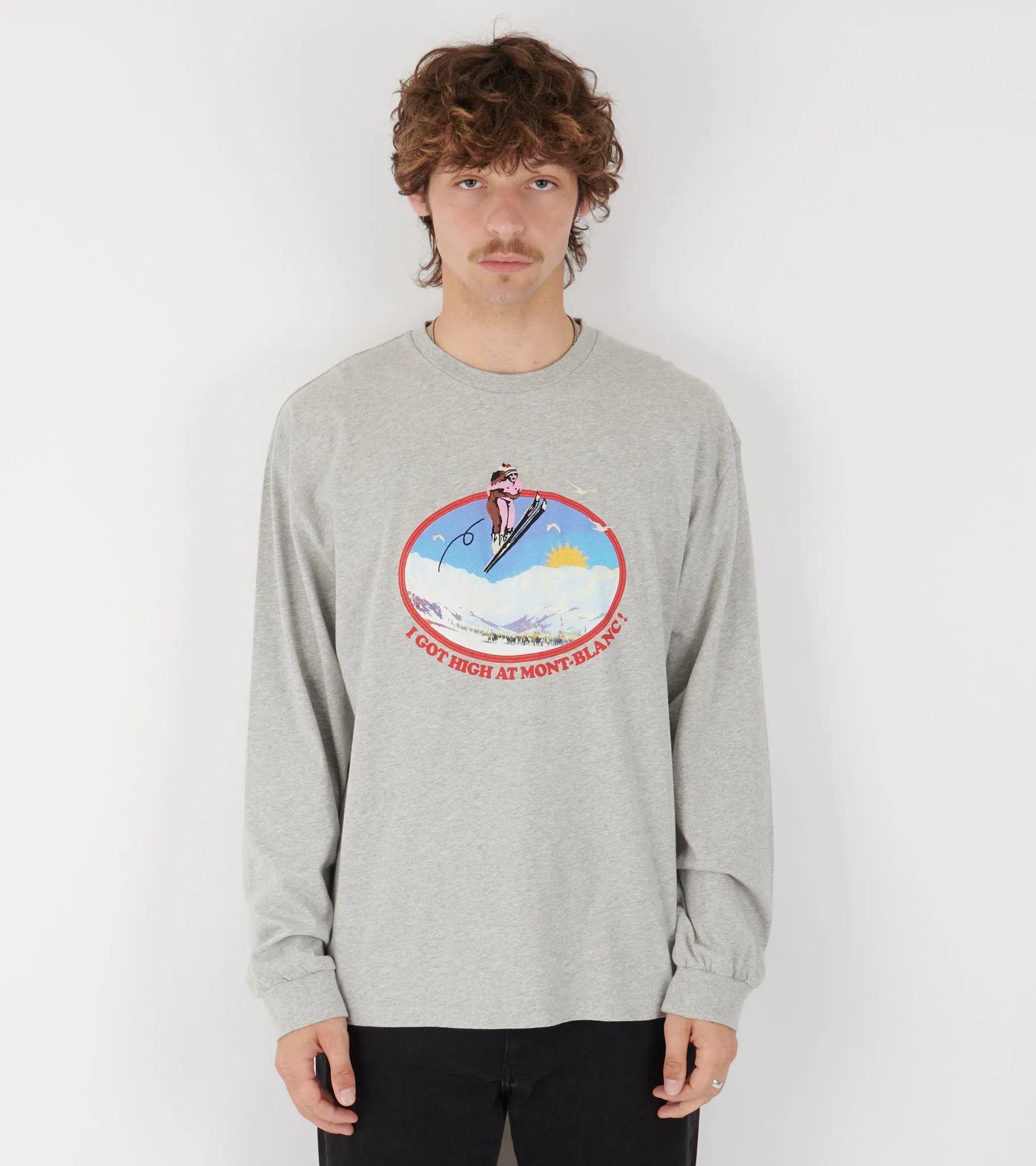 Mont Blanc Memories L/S T-shirt Melange Grey sold by Dr. Adams product image thumbnail 2