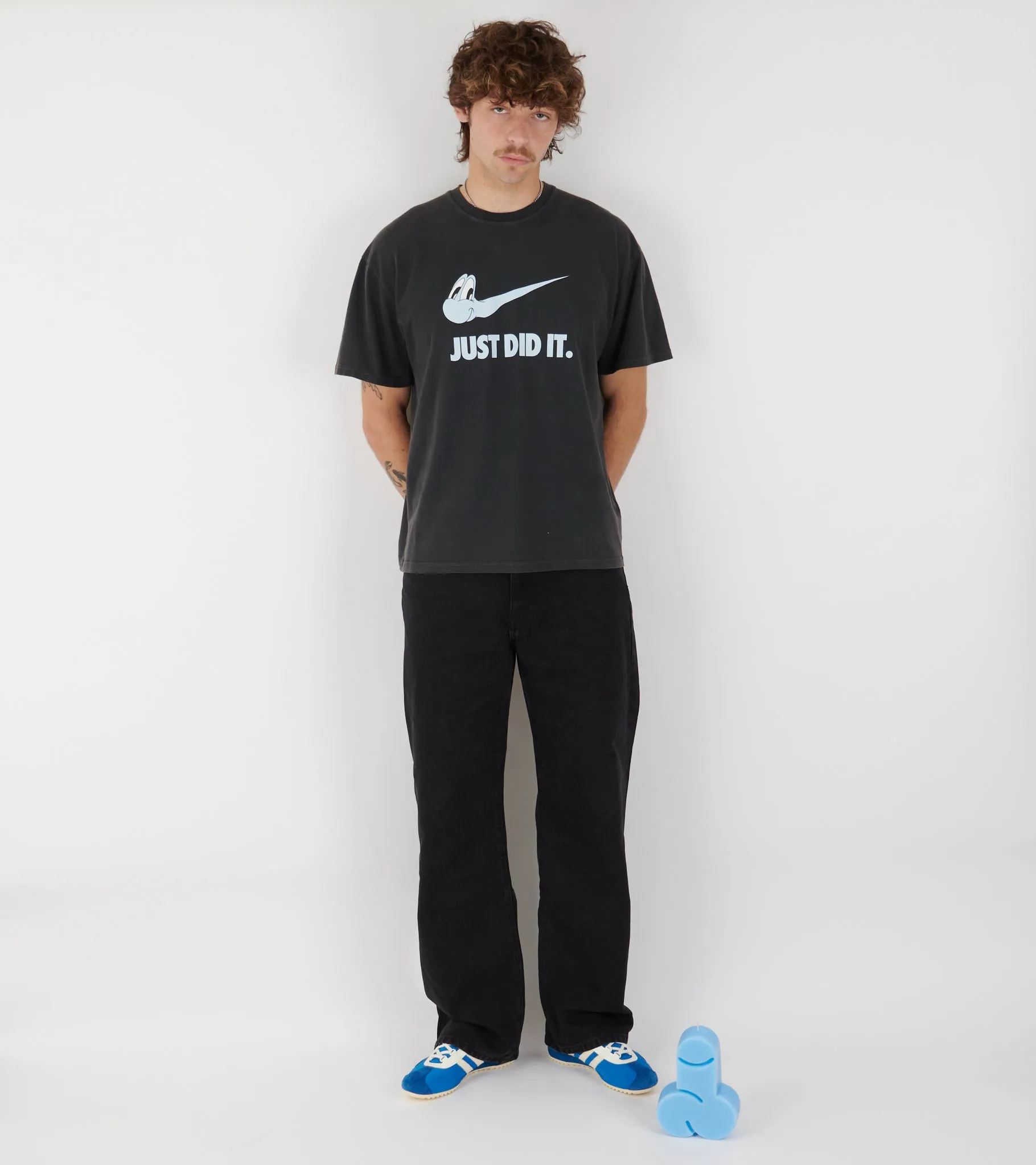 Just Did It T-shirt Off-Black sold by Dr. Adams product image thumbnail 2