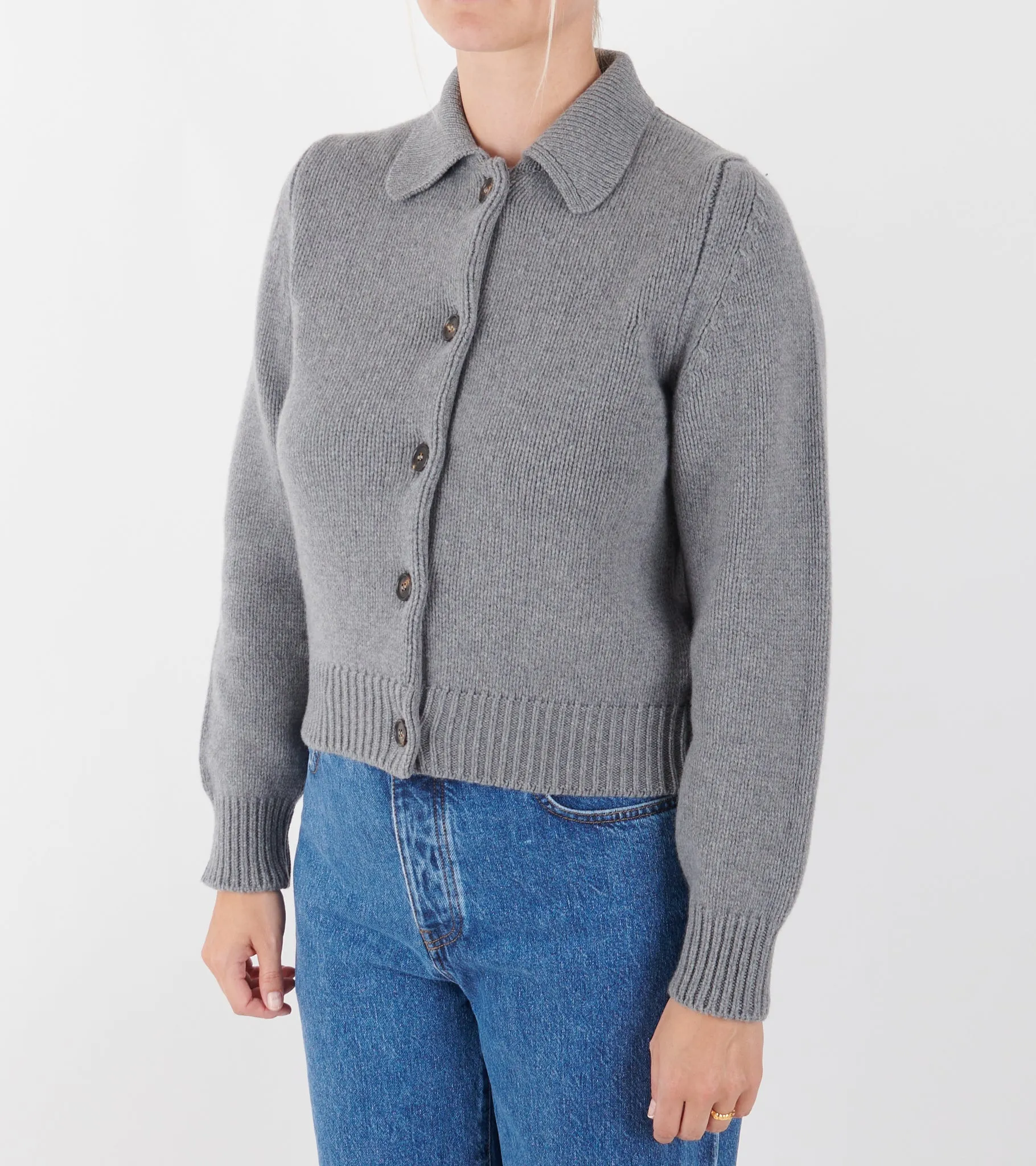 Winny Collared Jacket Grey sold by Dr. Adams product image thumbnail 3