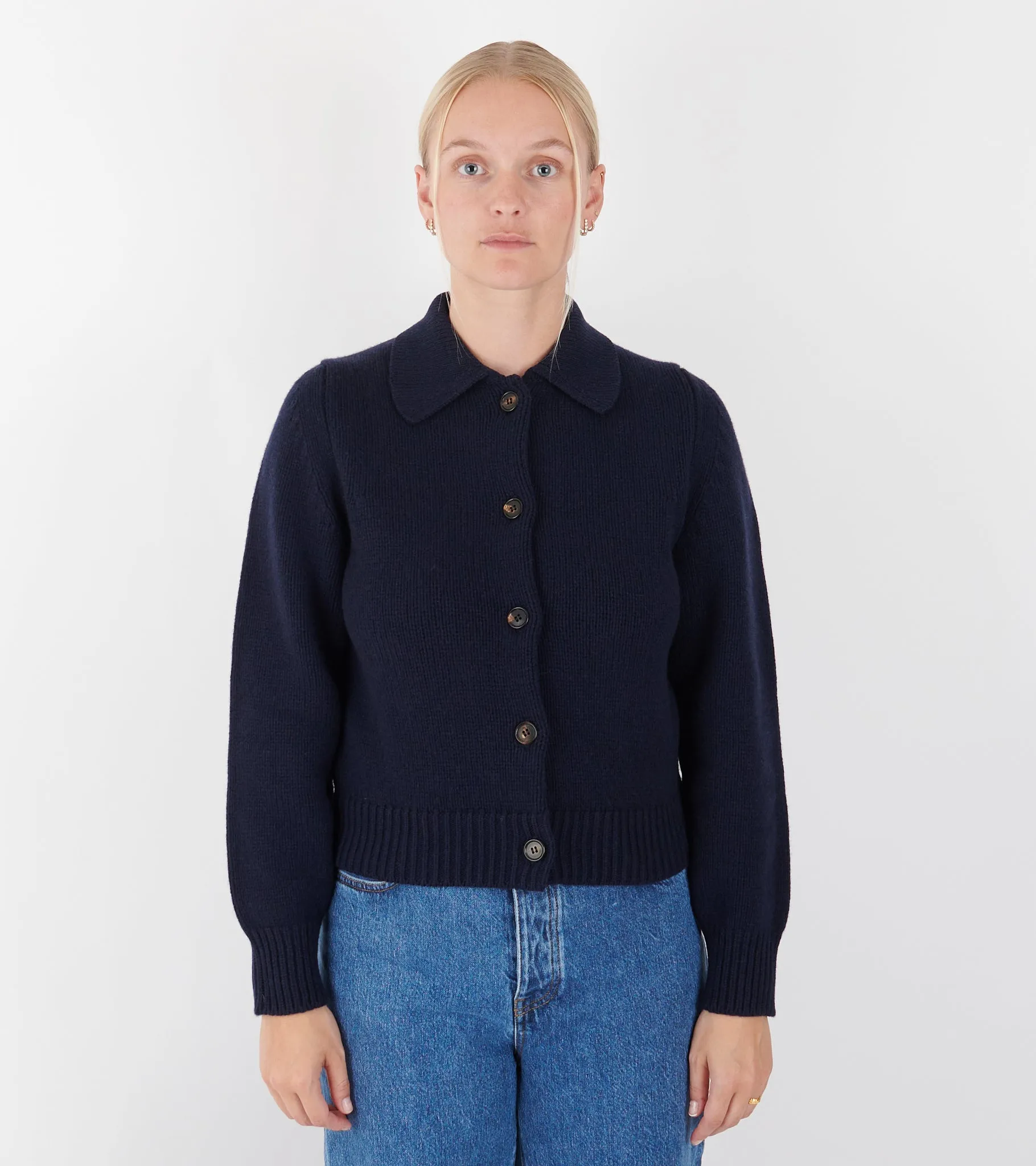 Winny Collared Jacket Navy sold by Dr. Adams product image thumbnail 2