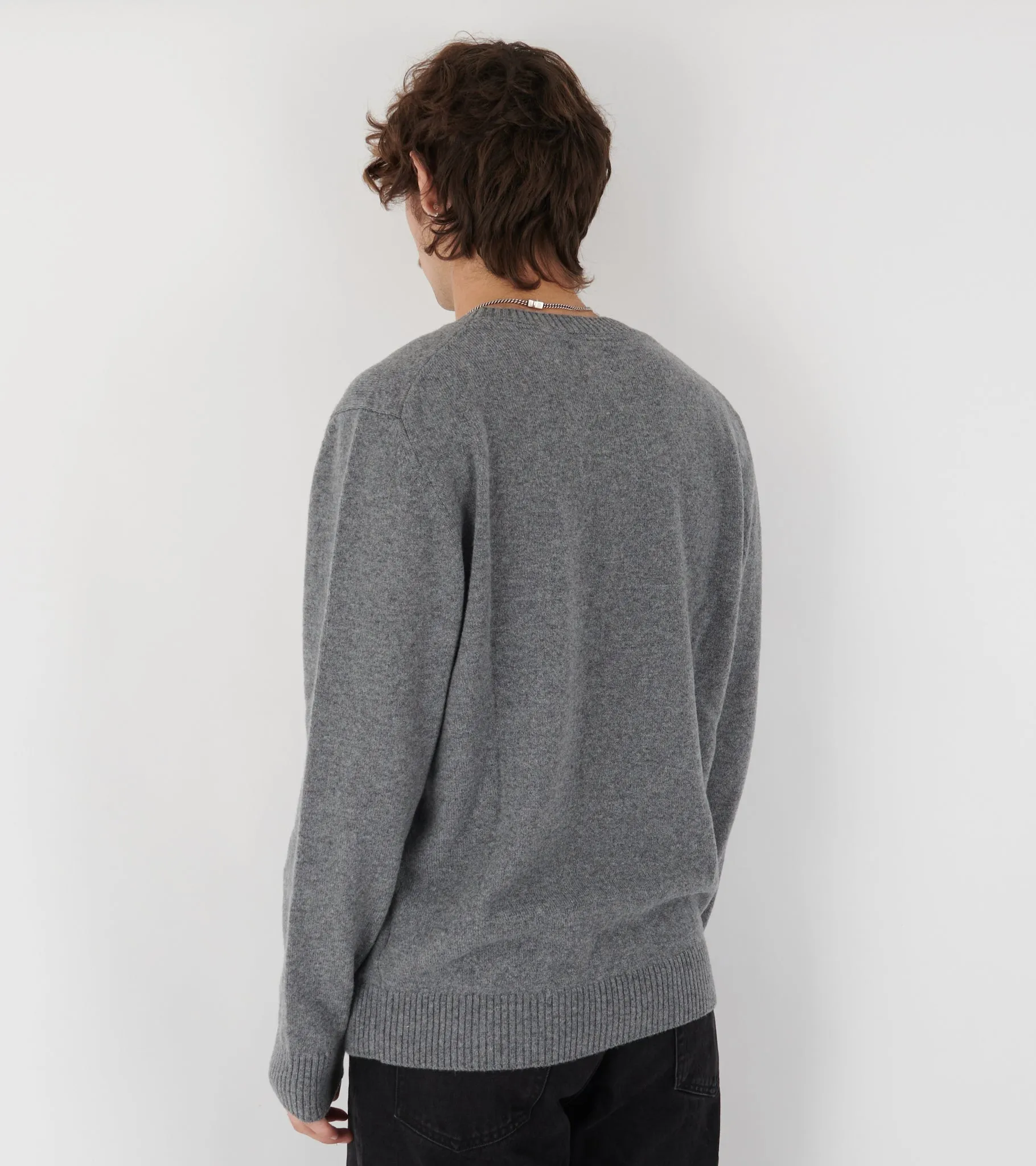 Norse Standard Merino Lambswool Sweater Grey Melange sold by Dr. Adams product image thumbnail 5