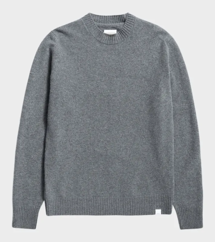 Norse Standard Merino Lambswool Sweater Grey Melange sold by Dr. Adams
