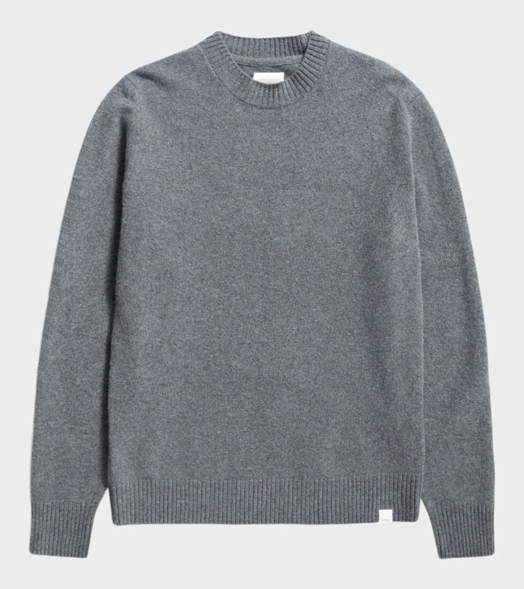 Norse Standard Merino Lambswool Sweater Grey Melange sold by Dr. Adams