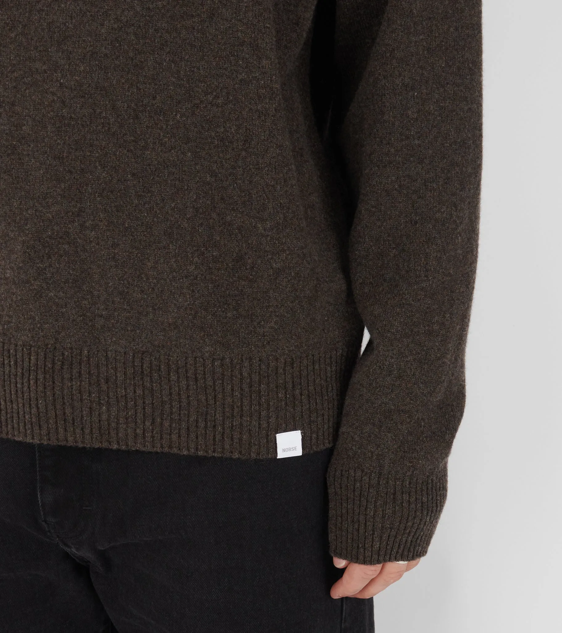 Norse Standard Merino Lambswool Sweater Heathland Brown sold by Dr. Adams product image thumbnail 4