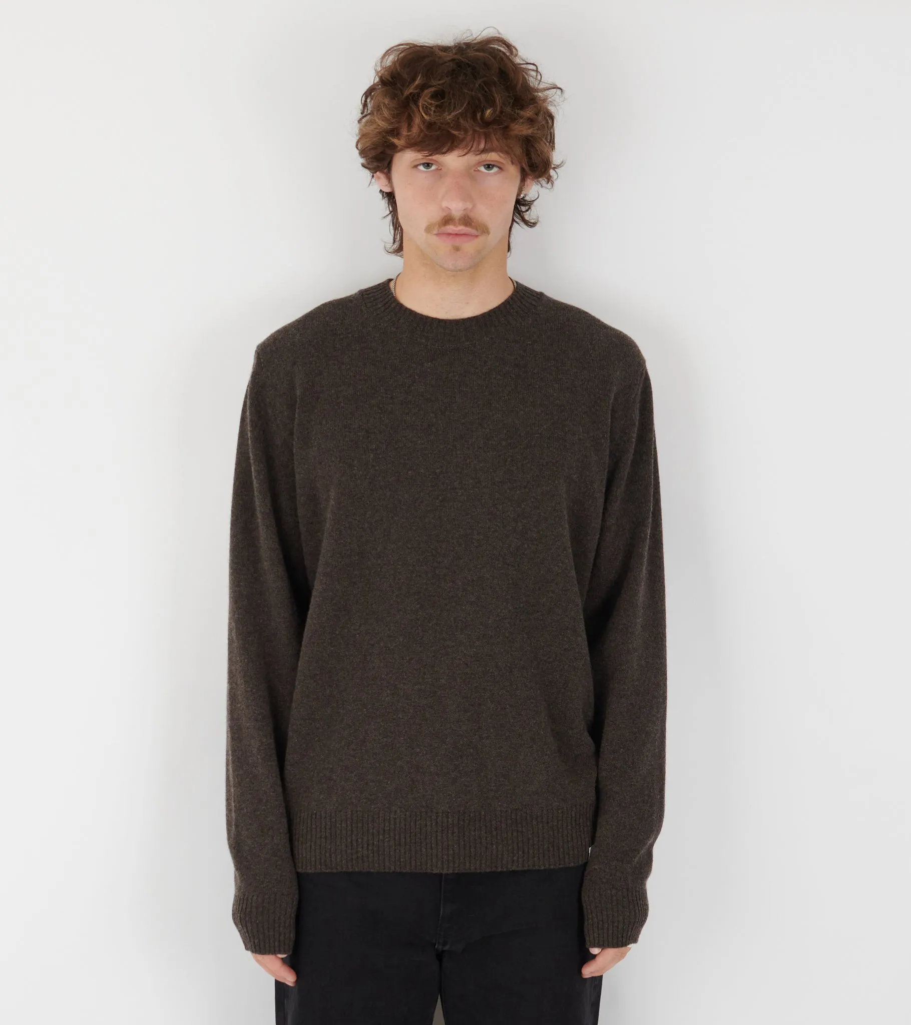 Norse Standard Merino Lambswool Sweater Heathland Brown sold by Dr. Adams product image thumbnail 2