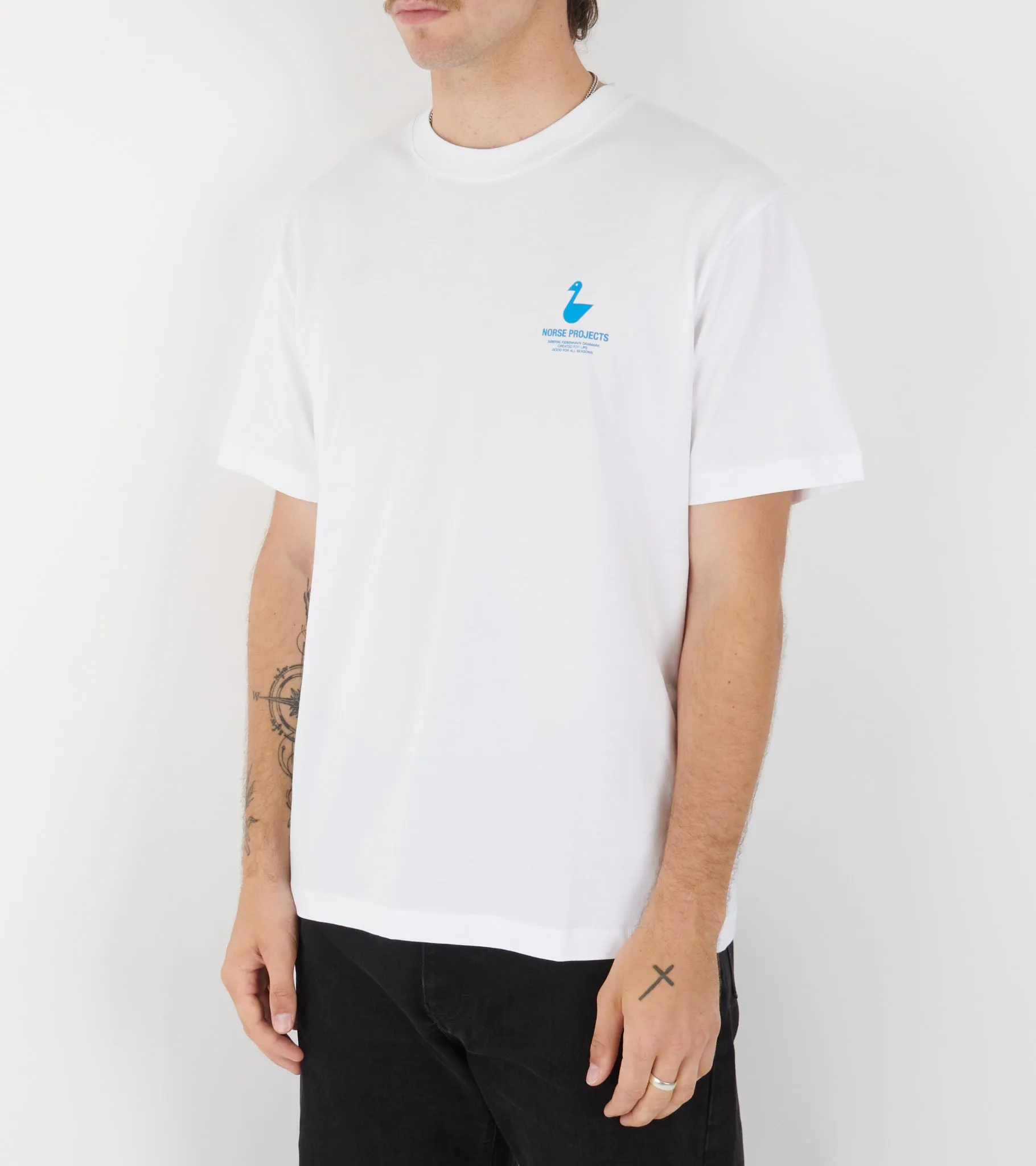 Johannes Organic The Lakes Print T-Shirt White sold by Dr. Adams product image thumbnail 3