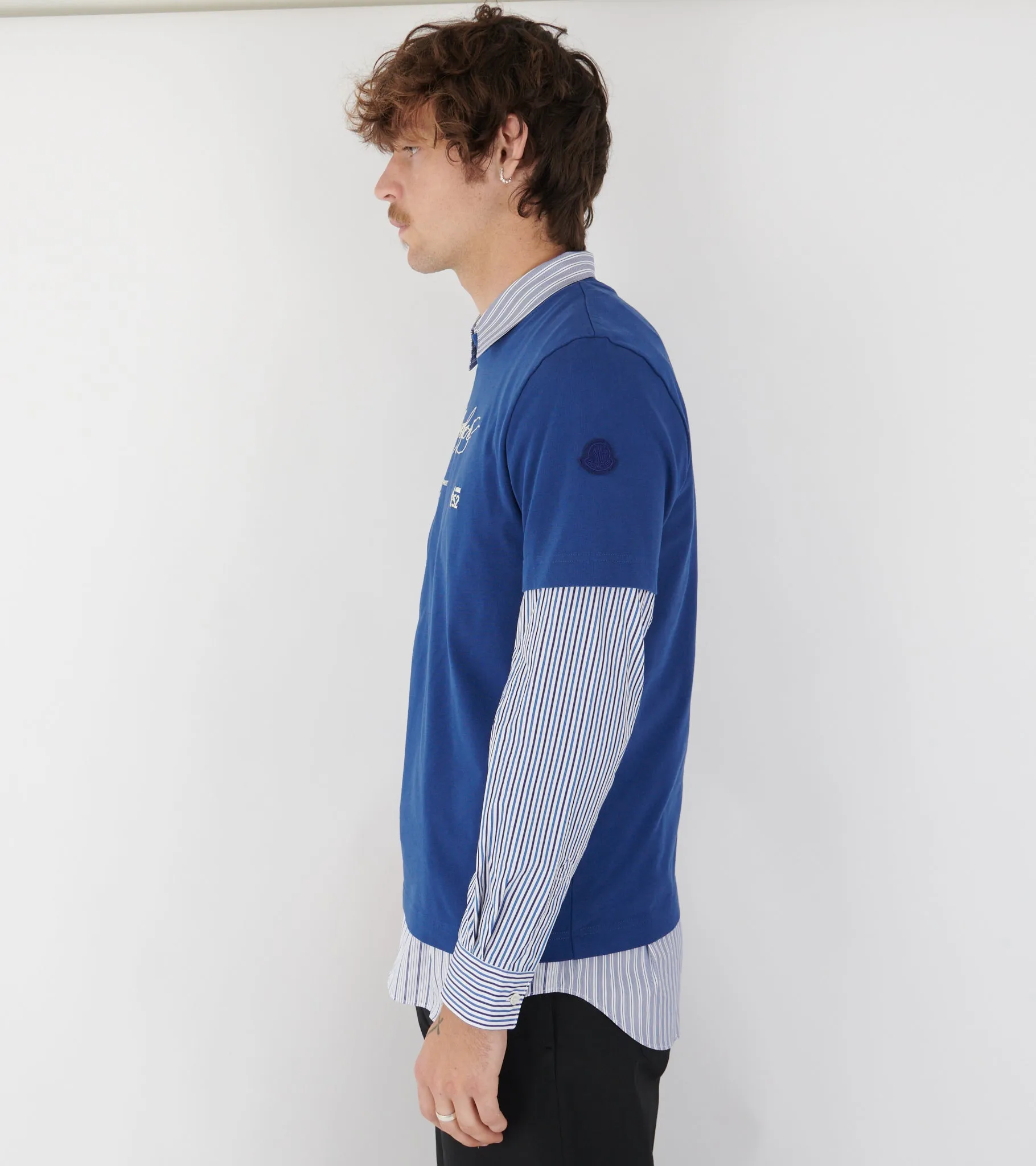 Embroidery Logo T-Shirt Blue sold by Dr. Adams product image thumbnail 5