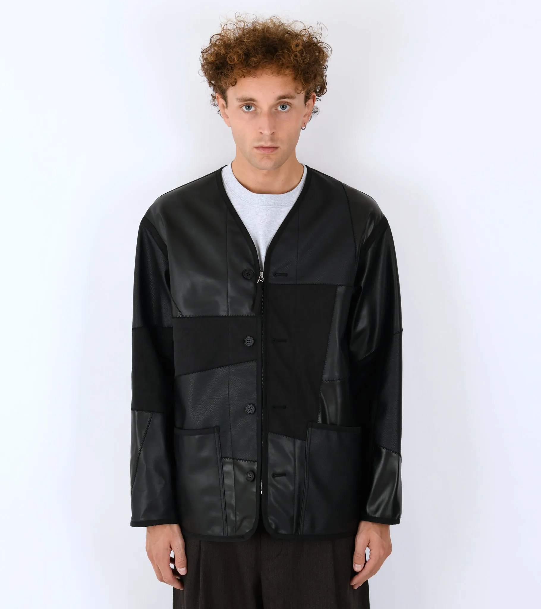 Patchwork Jacket Black sold by Dr. Adams product image thumbnail 3