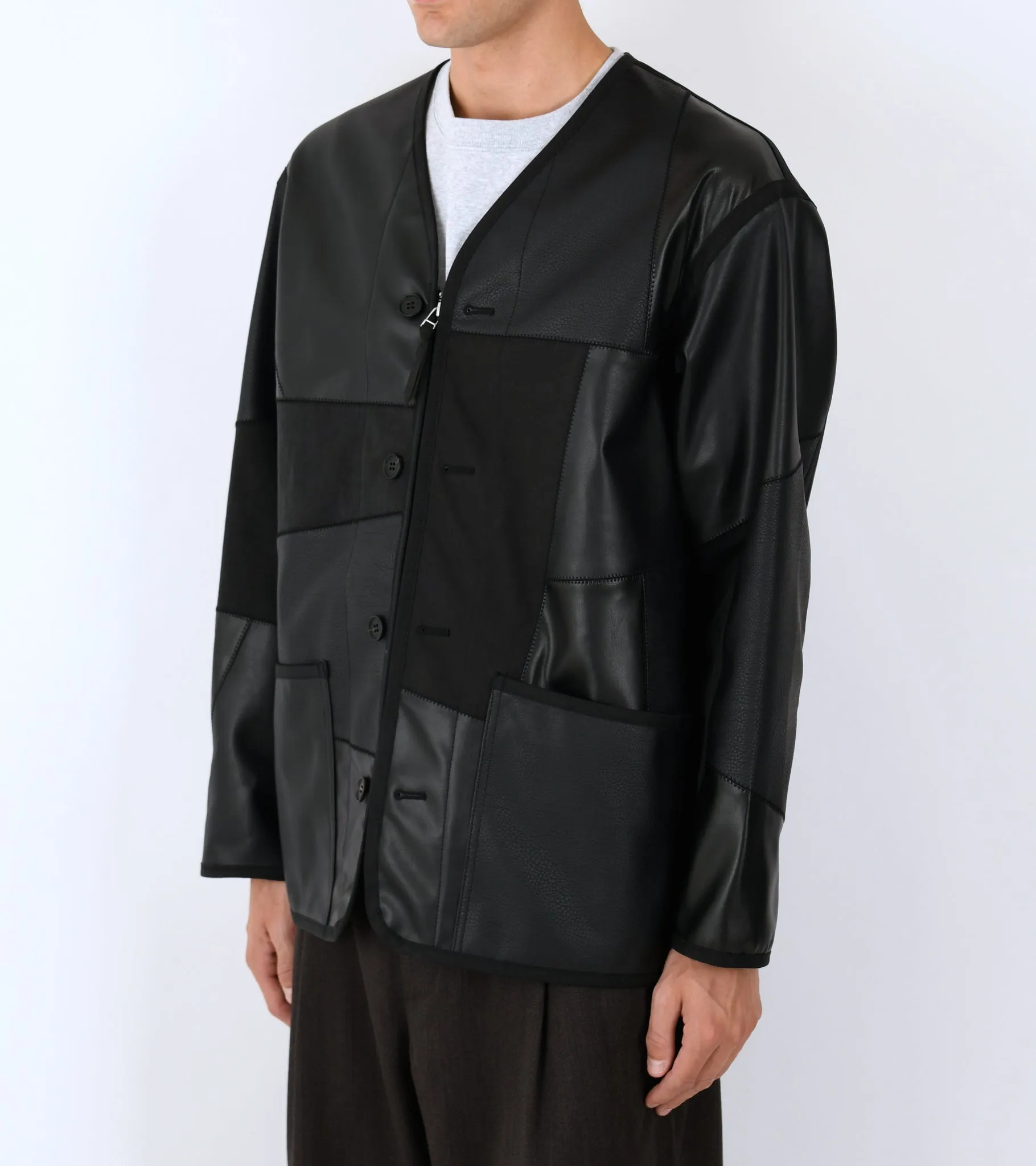Patchwork Jacket Black sold by Dr. Adams product image thumbnail 4