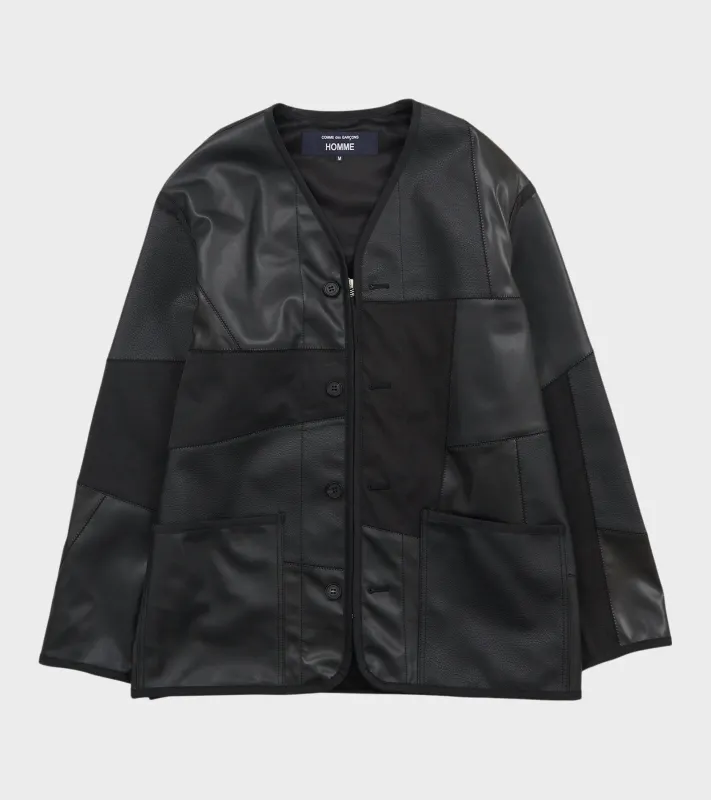 Patchwork Jacket Black made by Comme des Garcons