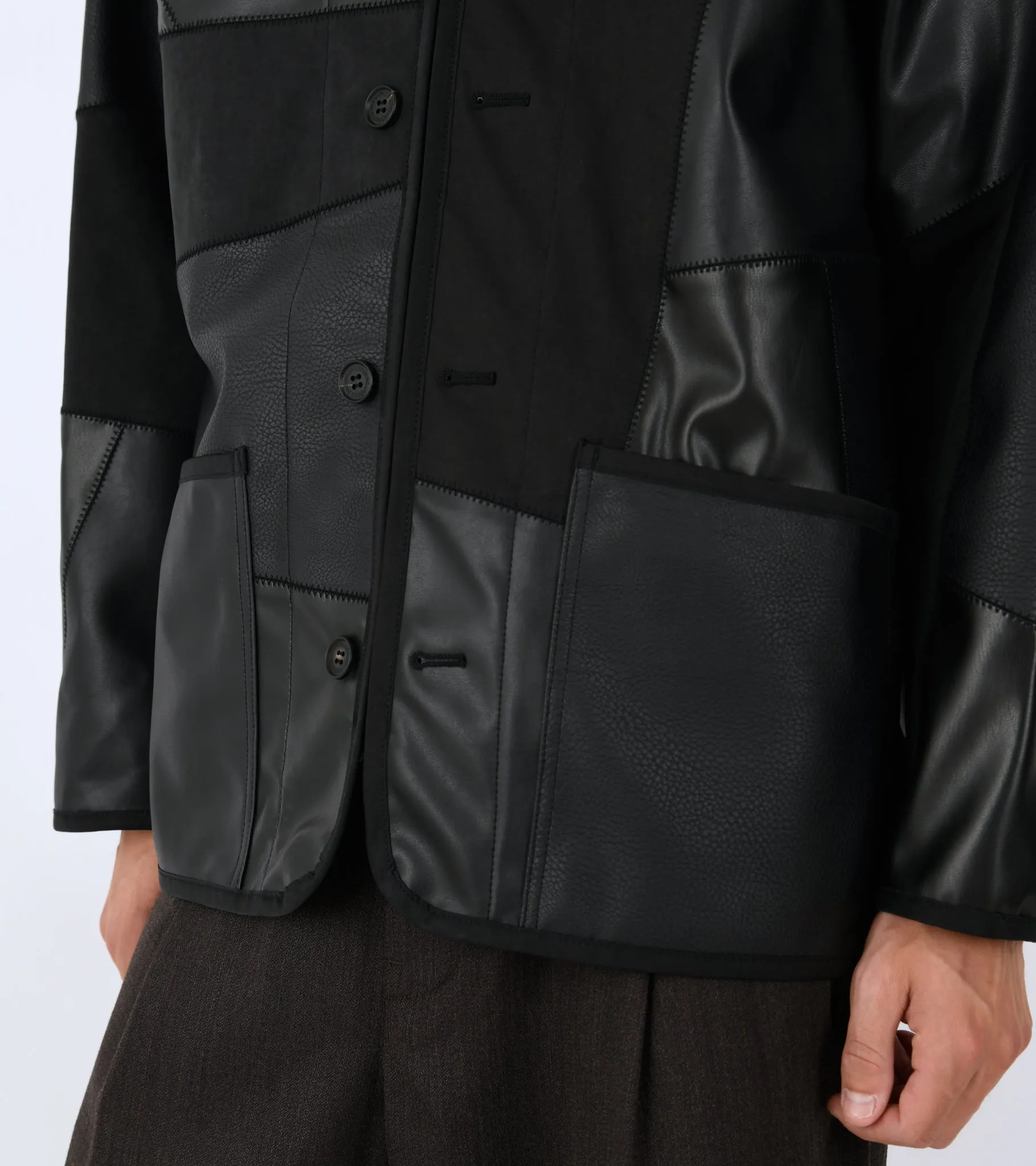 Patchwork Jacket Black sold by Dr. Adams product image thumbnail 5