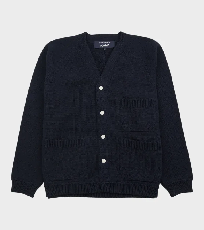 Pocket Cardigan Navy sold by Dr. Adams