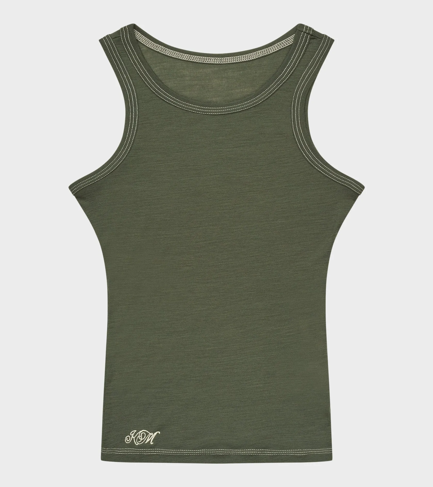 Milo Top Grey/Green Melange sold by Dr. Adams