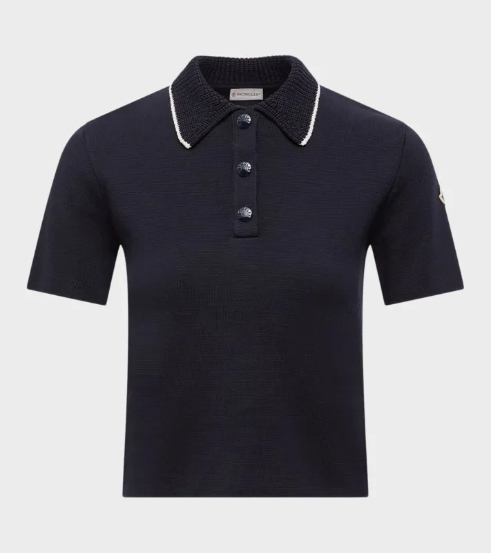 S/S Cotton Knit Polo Navy Blue sold by Dr. Adams