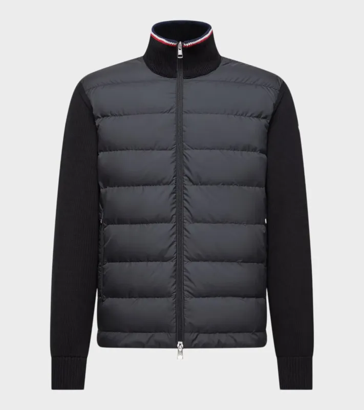 Cotton Knit Tricolor Cardigan Tricot Black sold by Dr. Adams