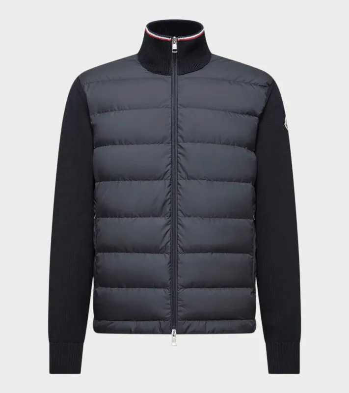 Cotton Knit Tricolor Cardigan Tricot Navy Blue sold by Dr. Adams