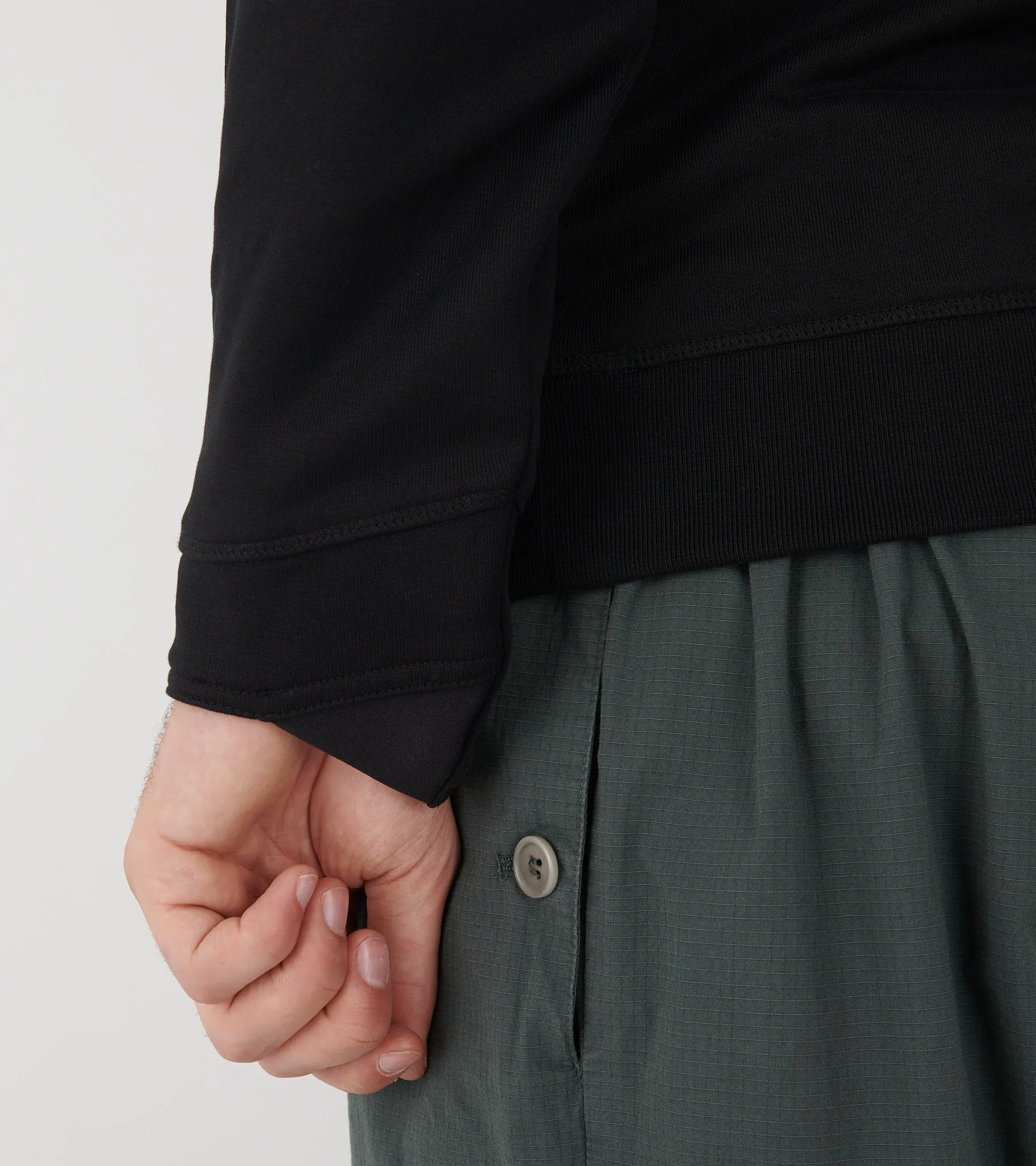 Cotton Sweatshirt Black sold by Dr. Adams product image thumbnail 4