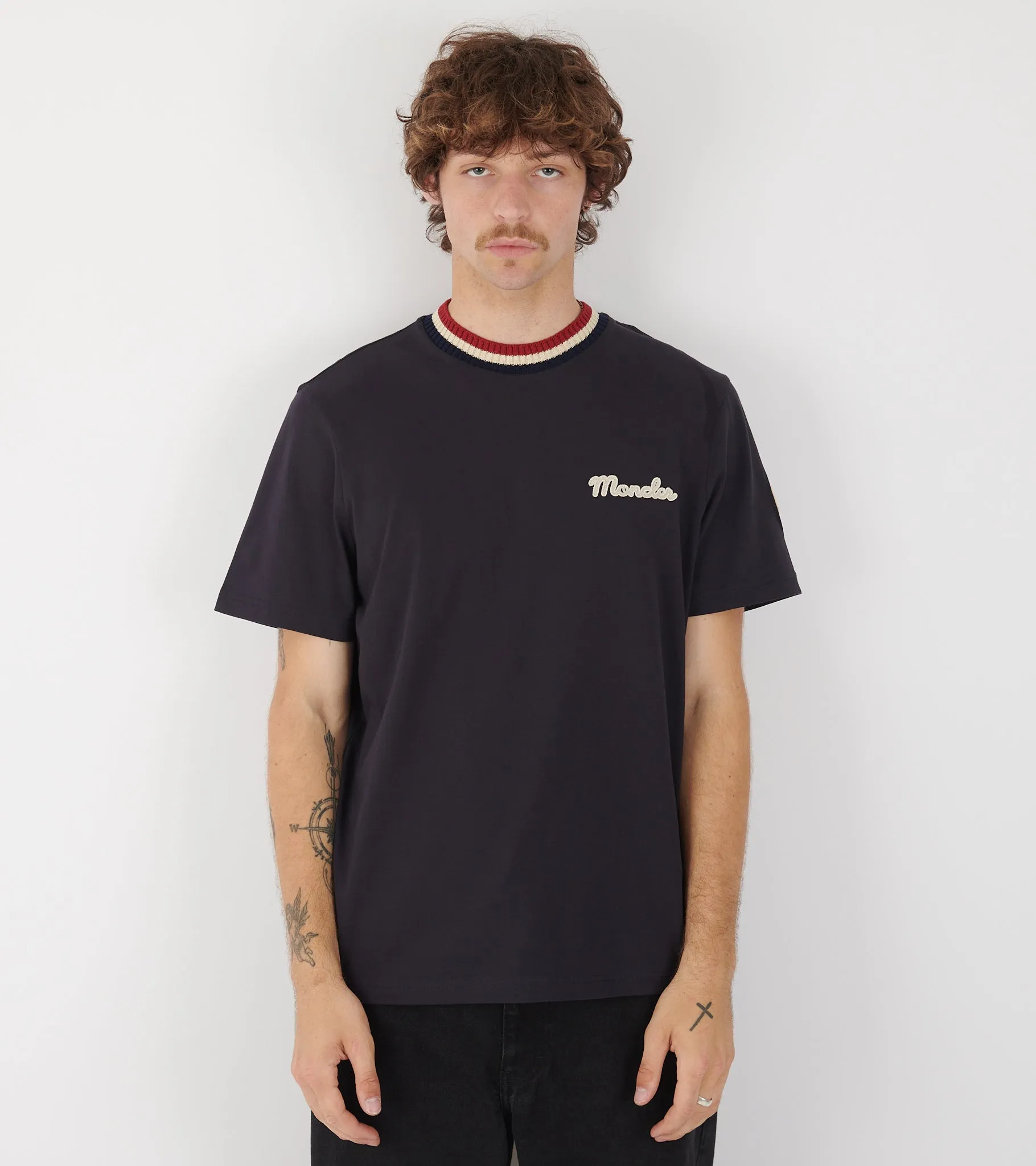 Embroidered T-shirt Navy Blue sold by Dr. Adams product image thumbnail 2