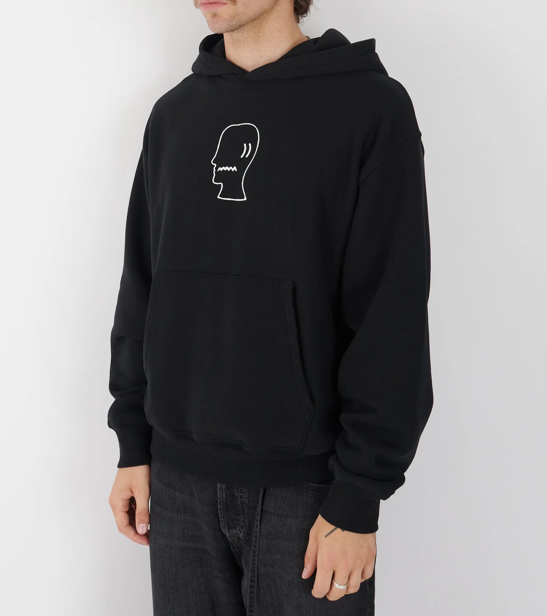 Logohead Hoodie Black sold by Dr. Adams product image thumbnail 4