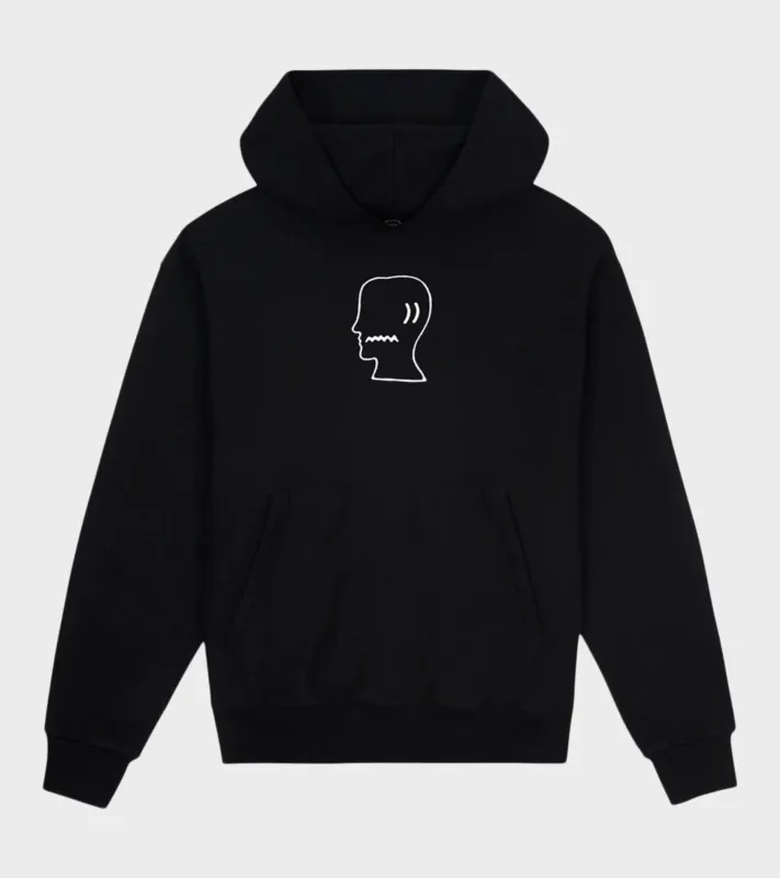 Logohead Hoodie Black sold by Dr. Adams