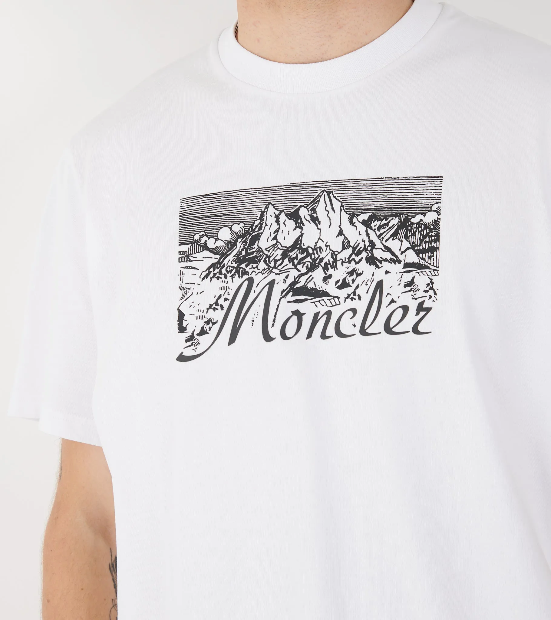Mountain Logo T-shirt White sold by Dr. Adams product image thumbnail 5