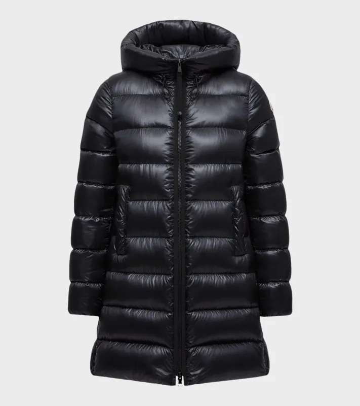 Suyenne Hooded Mid-Length Down Jacket Black sold by Dr. Adams