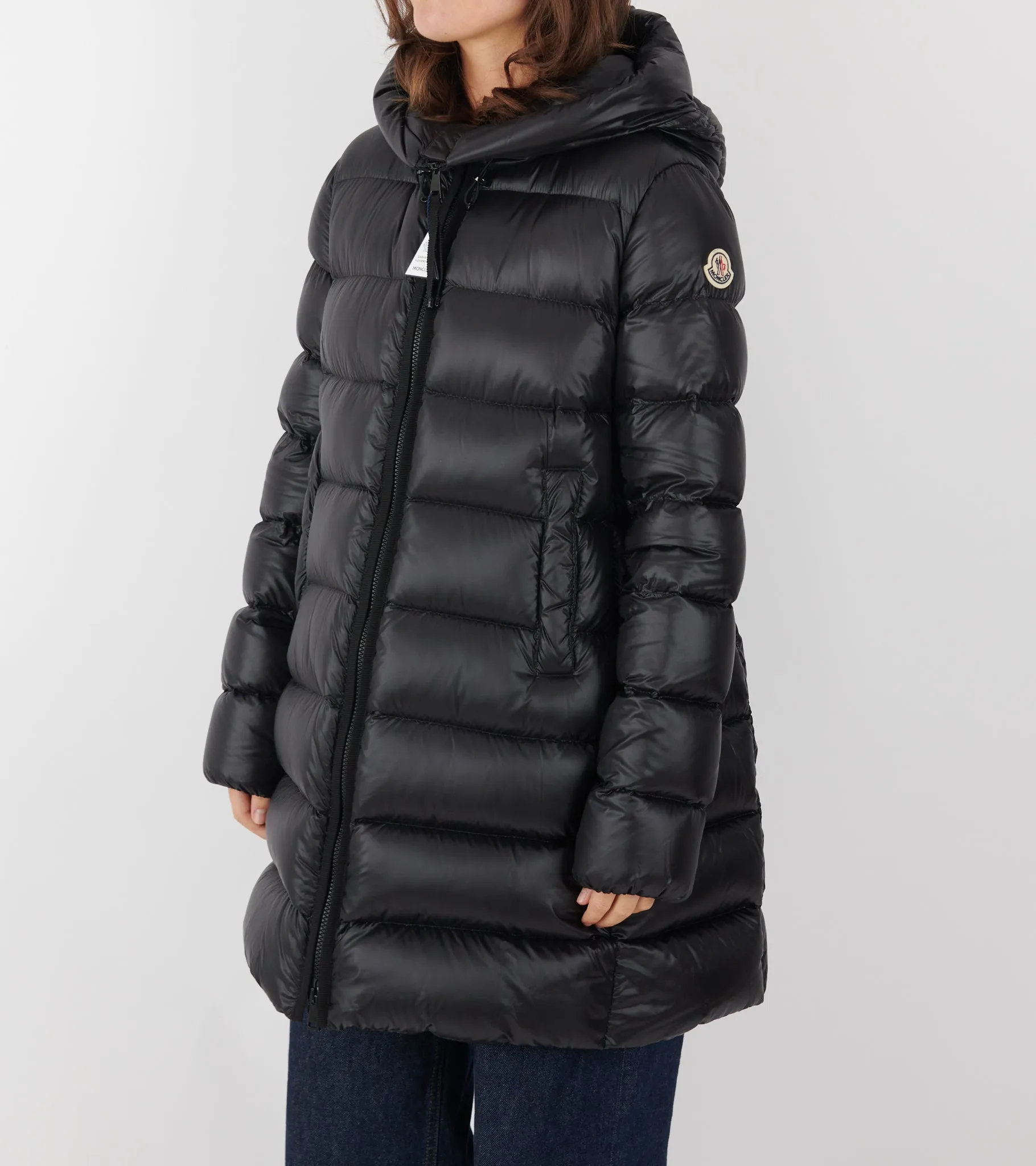 Suyenne Hooded Mid-Length Down Jacket Black sold by Dr. Adams product image thumbnail 3