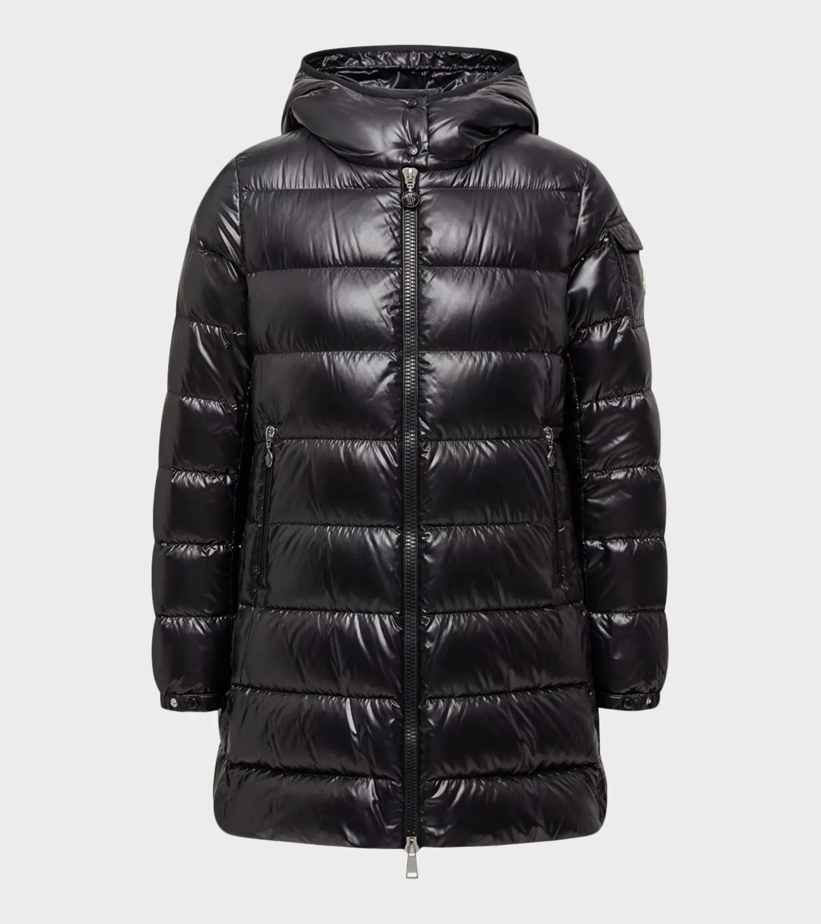 Courcelles Hooded Mid-Length Down Jacket Black sold by Dr. Adams