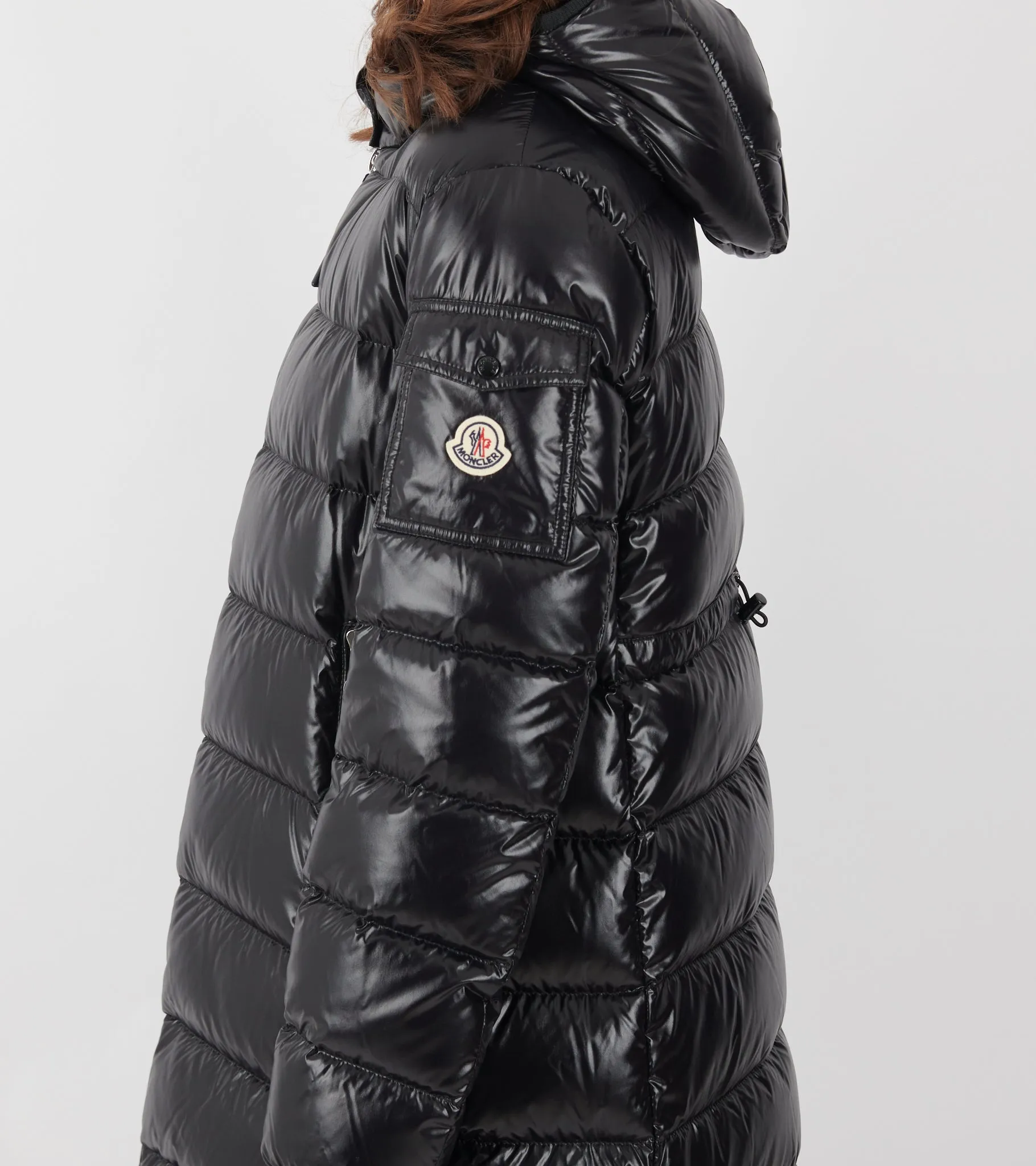Courcelles Hooded Mid-Length Down Jacket Black sold by Dr. Adams product image thumbnail 4