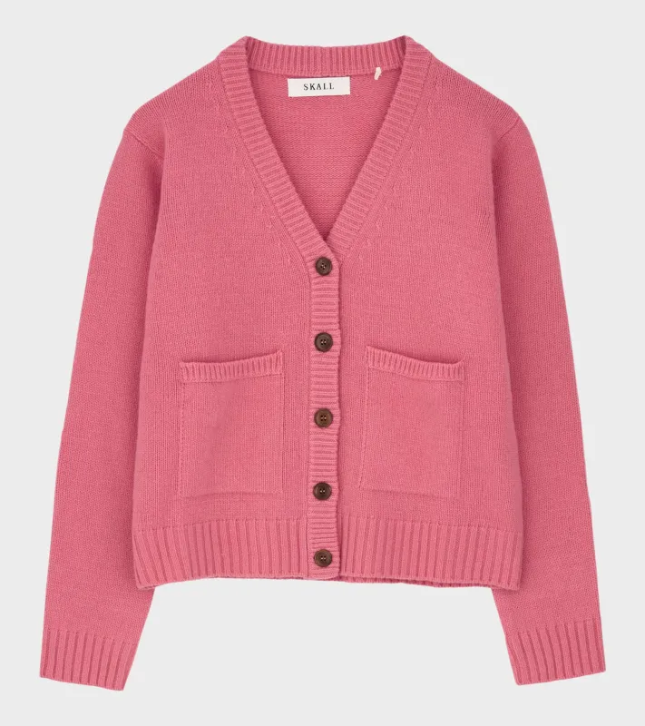 Beti Cardigan Hot Pink made by Skall Studio