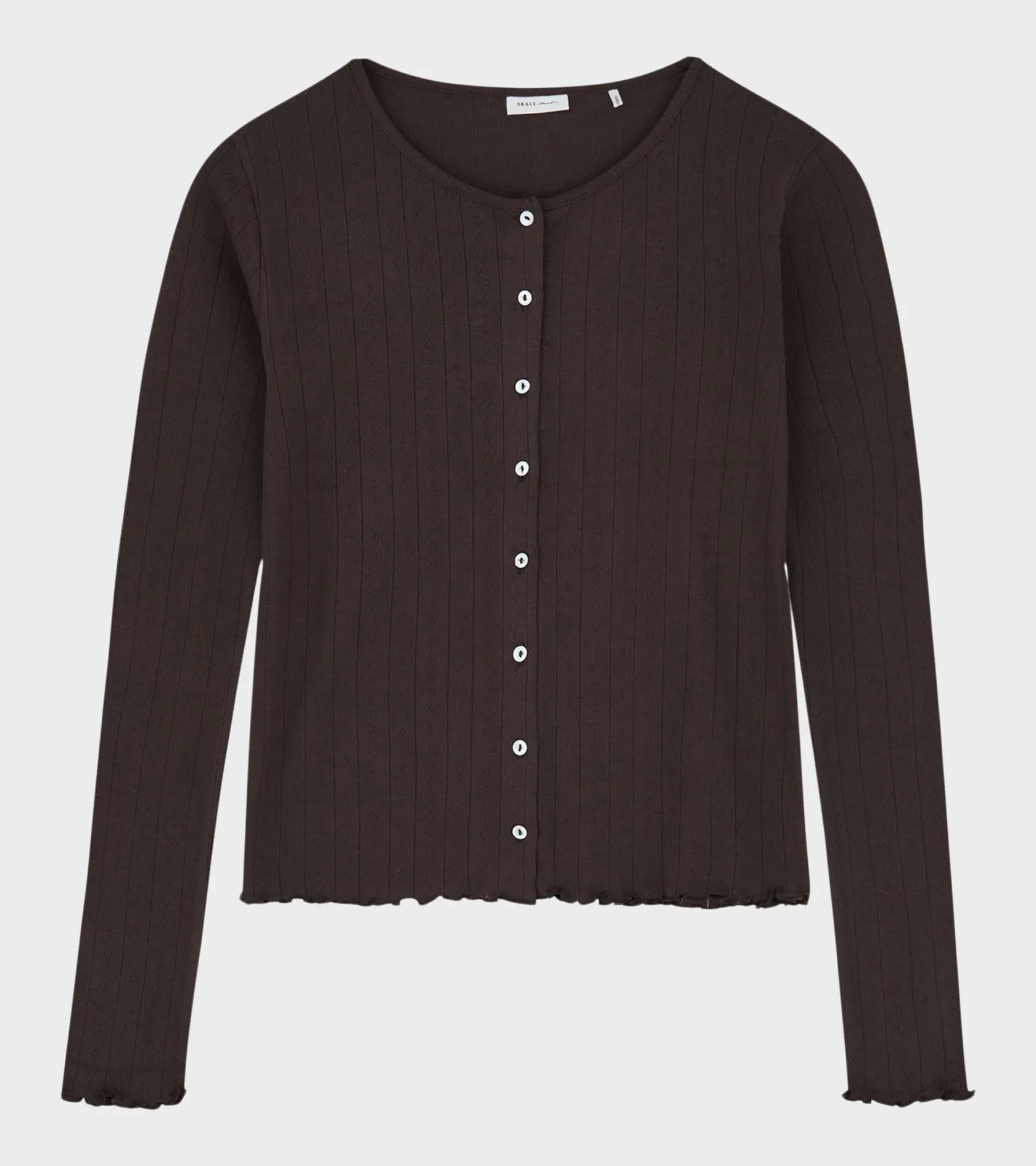 Edie Cardigan Dark Brown sold by Dr. Adams