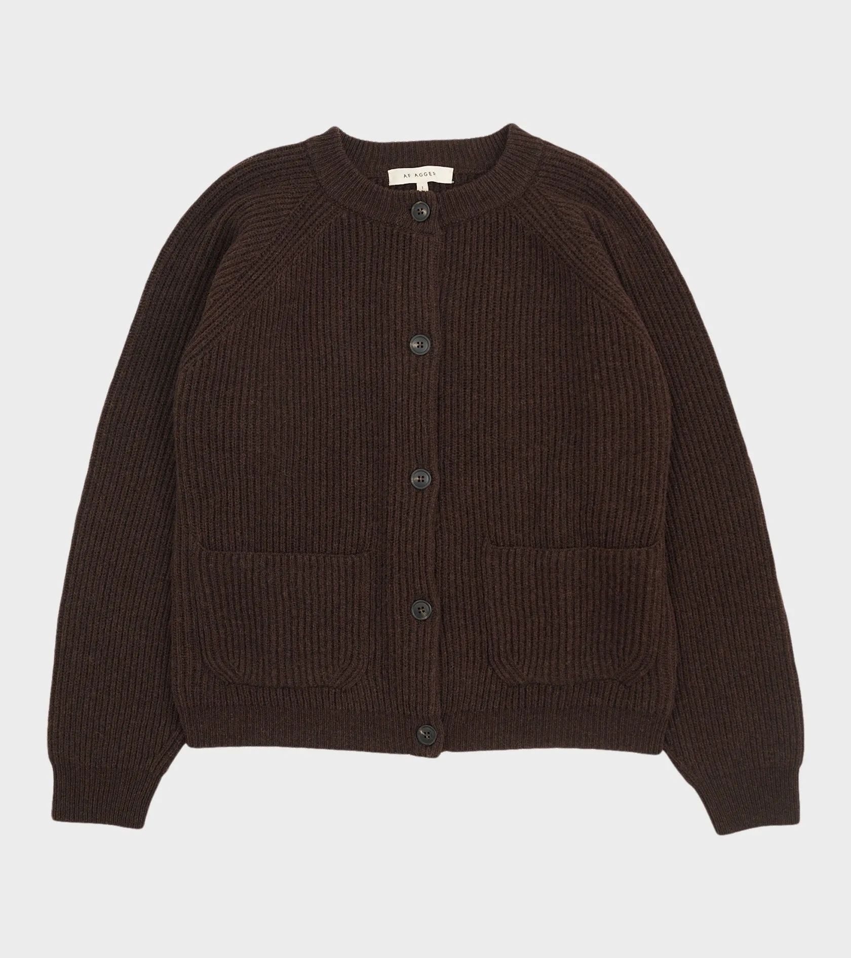 Shetland Wool Cardigan Brown sold by Dr. Adams