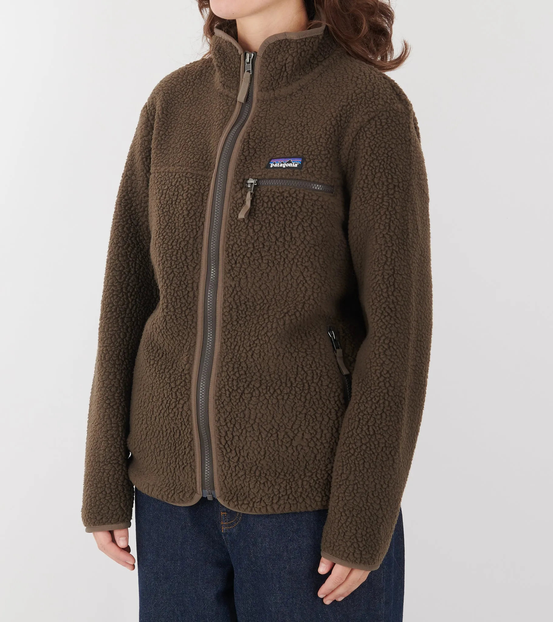W's Retro Pile Jakcet Otter Brown sold by Dr. Adams product image thumbnail 3