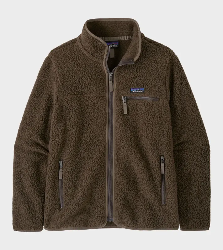 W's Retro Pile Jakcet Otter Brown sold by Dr. Adams