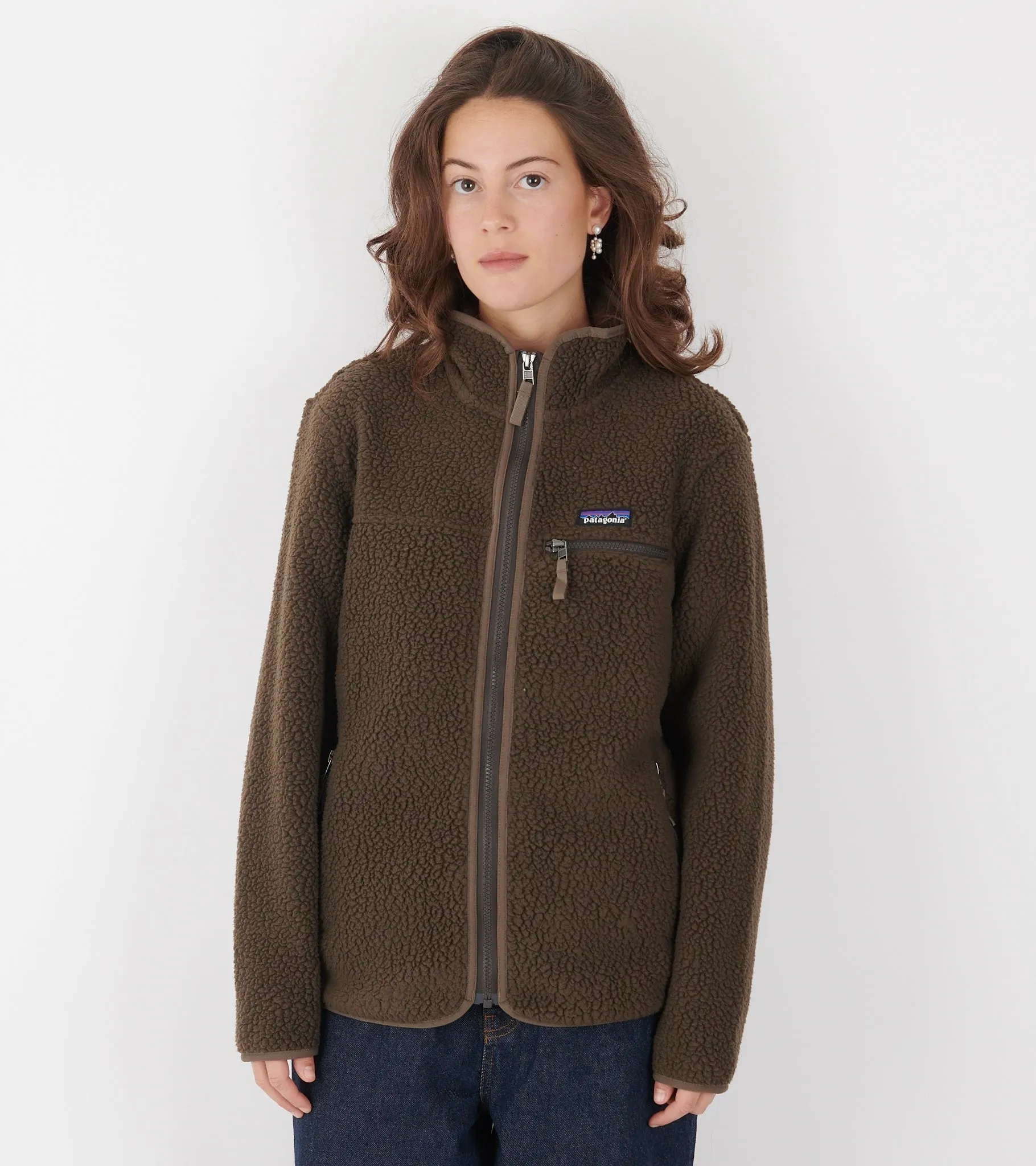 W's Retro Pile Jakcet Otter Brown sold by Dr. Adams product image thumbnail 2