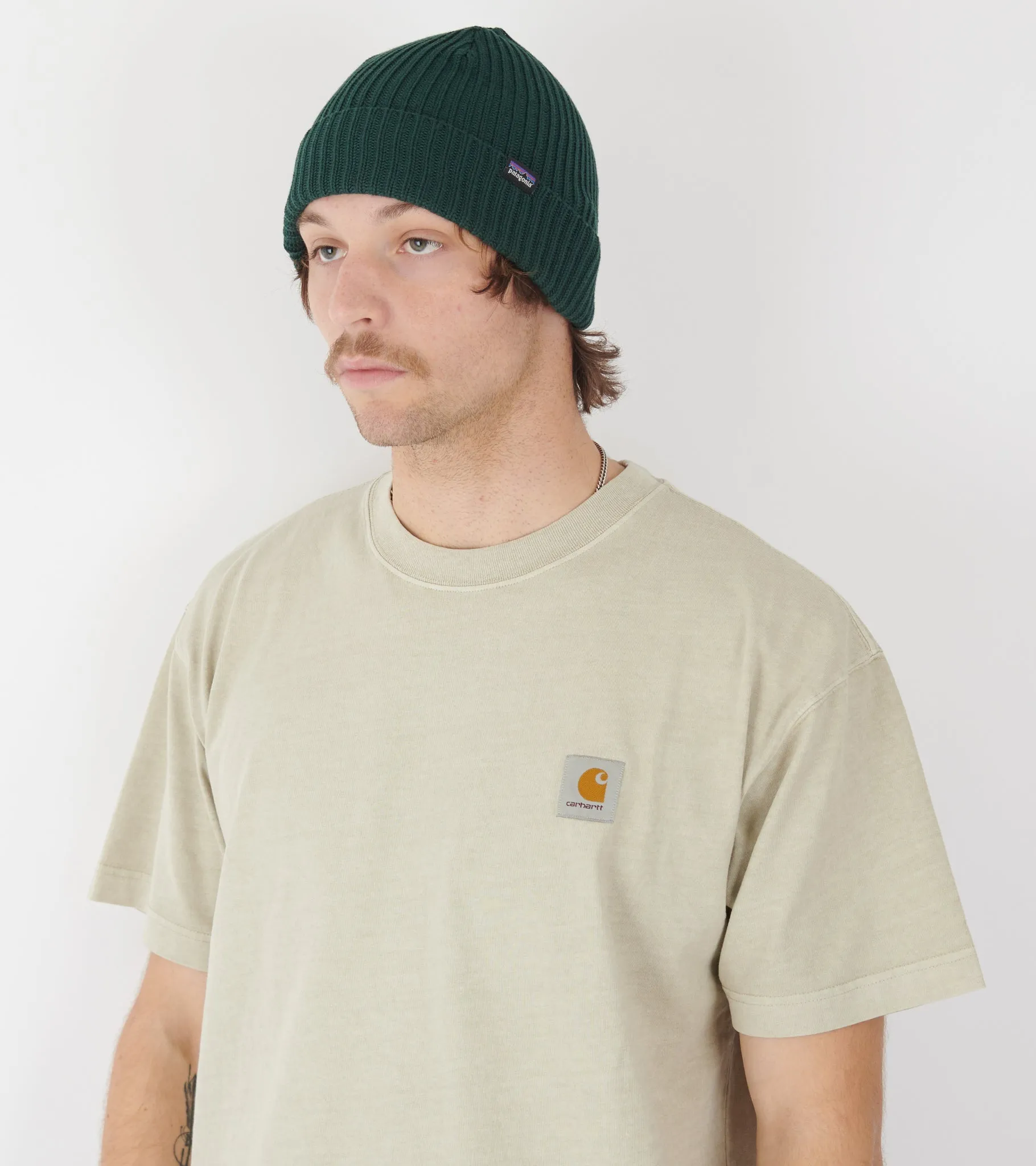 Fishermans Rolled Beanie Cascade Green sold by Dr. Adams product image thumbnail 2