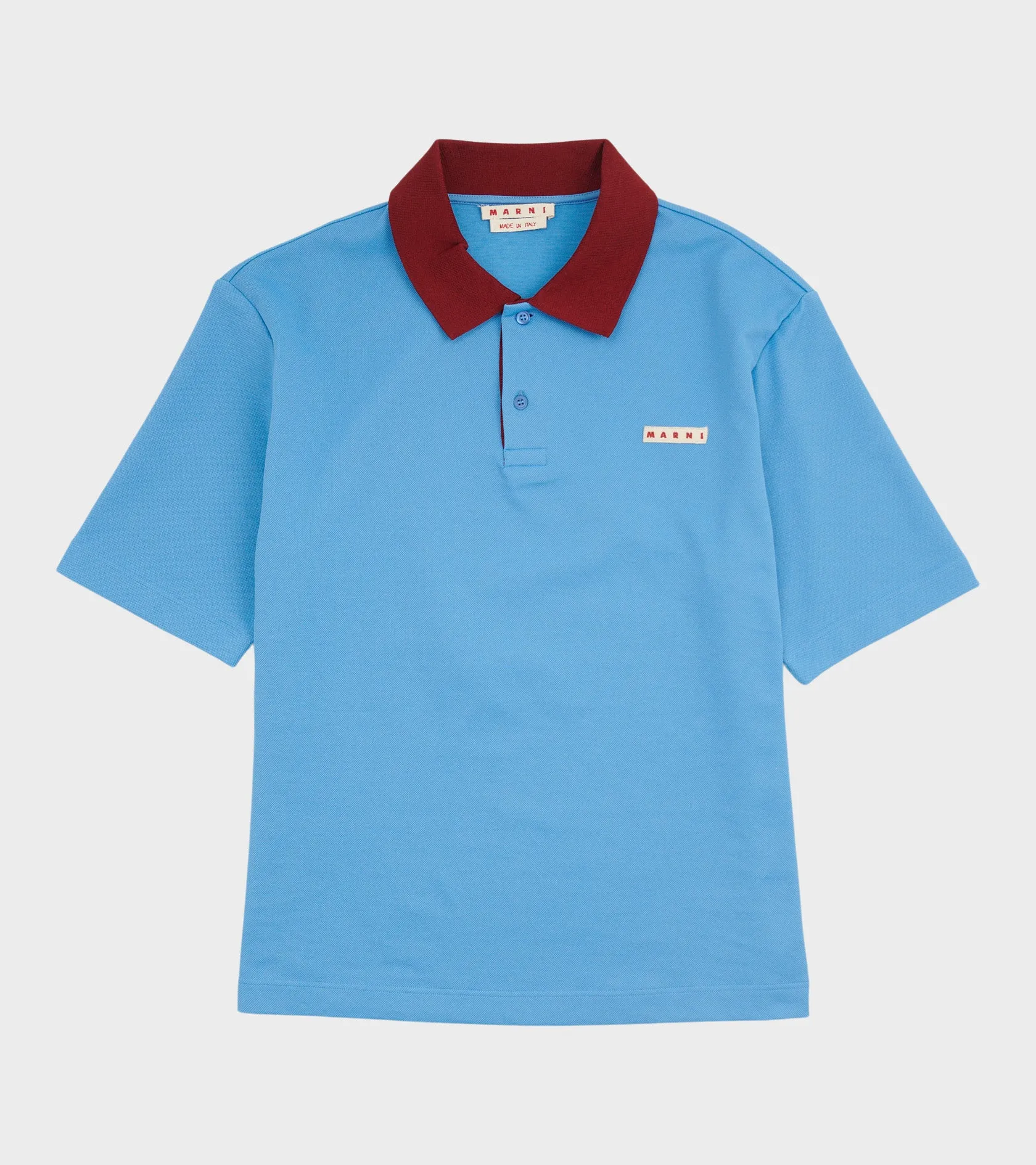 S/S Piqué Polo Iris Blue sold by Dr. Adams