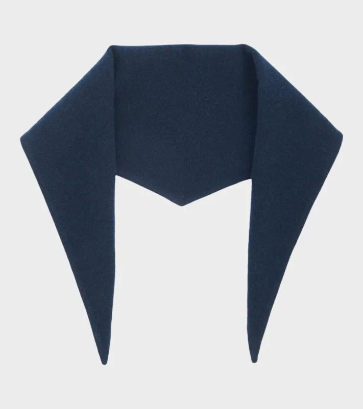 Losange Mini Fleece Scarf Plombe made by Rier