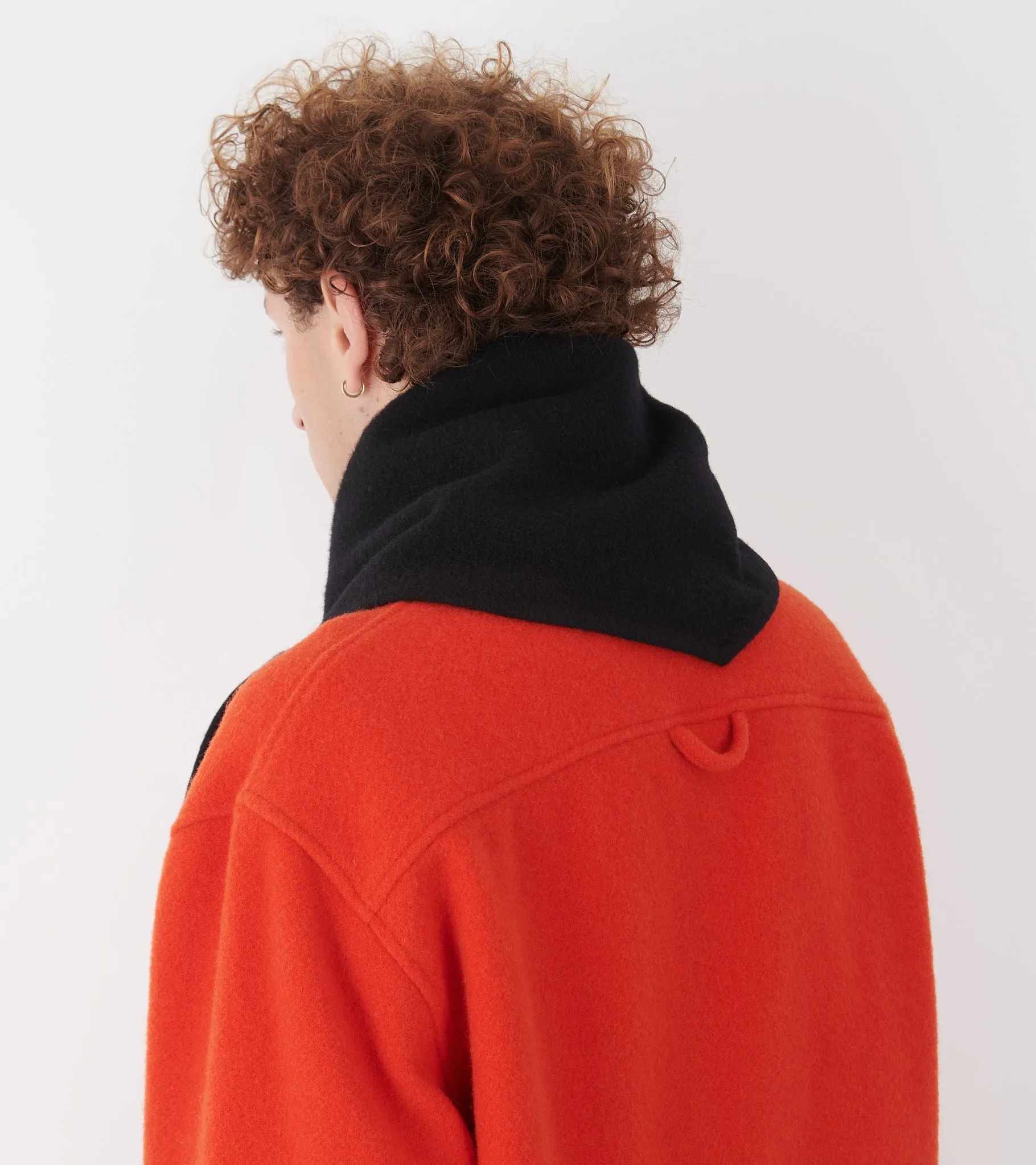 Losange Mini Fleece Scarf Black sold by Dr. Adams product image thumbnail 4