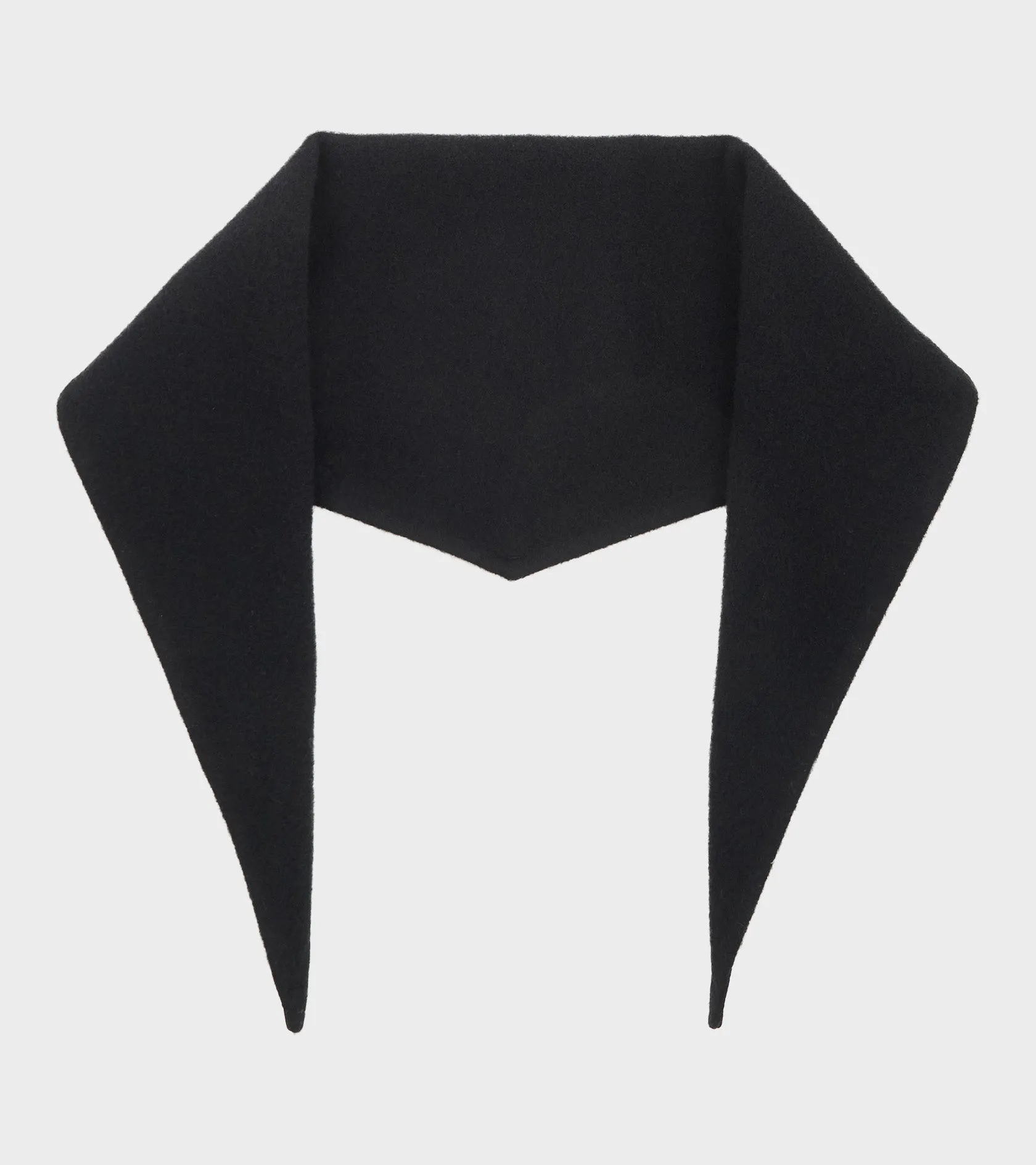 Losange Mini Fleece Scarf Black sold by Dr. Adams