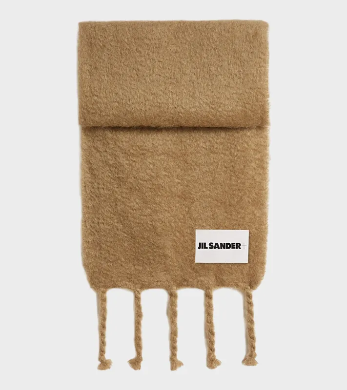 Plain Mohair Scarf Beige sold by Dr. Adams