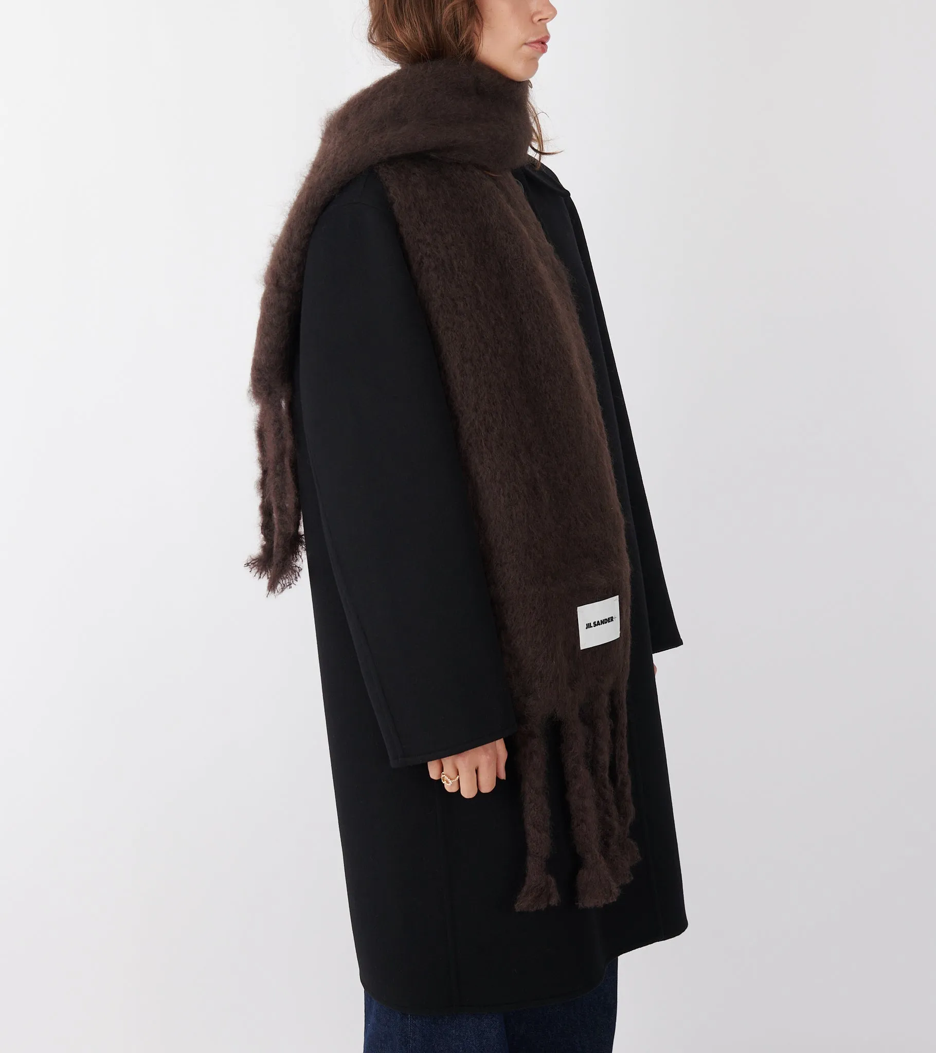 Plain Mohair Scarf Dark Burgundy sold by Dr. Adams product image thumbnail 2