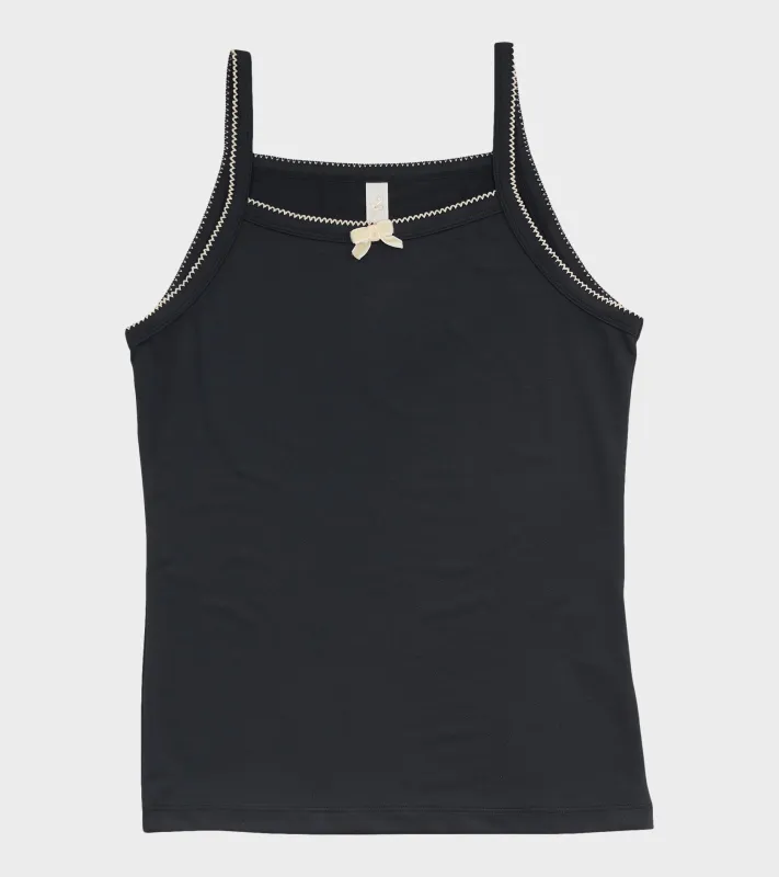 Caro Jersey Tank Black made by Dr. Adams