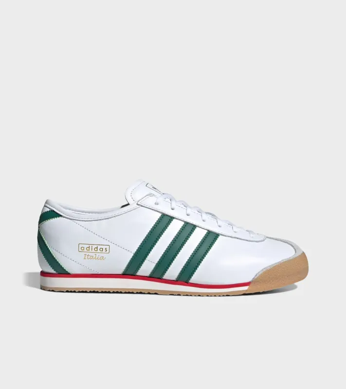 Italia 70s Cloud White/Collegiate Green sold by Dr. Adams