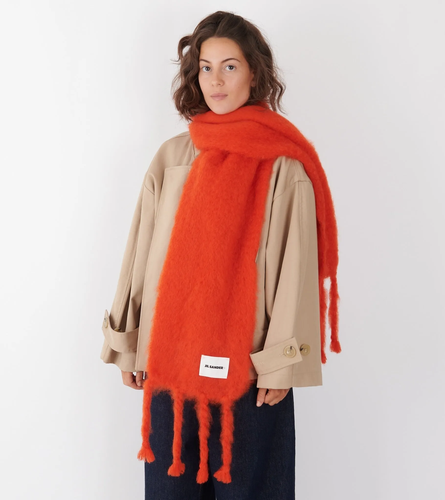 Plain Mohair Scarf Red sold by Dr. Adams product image thumbnail 2