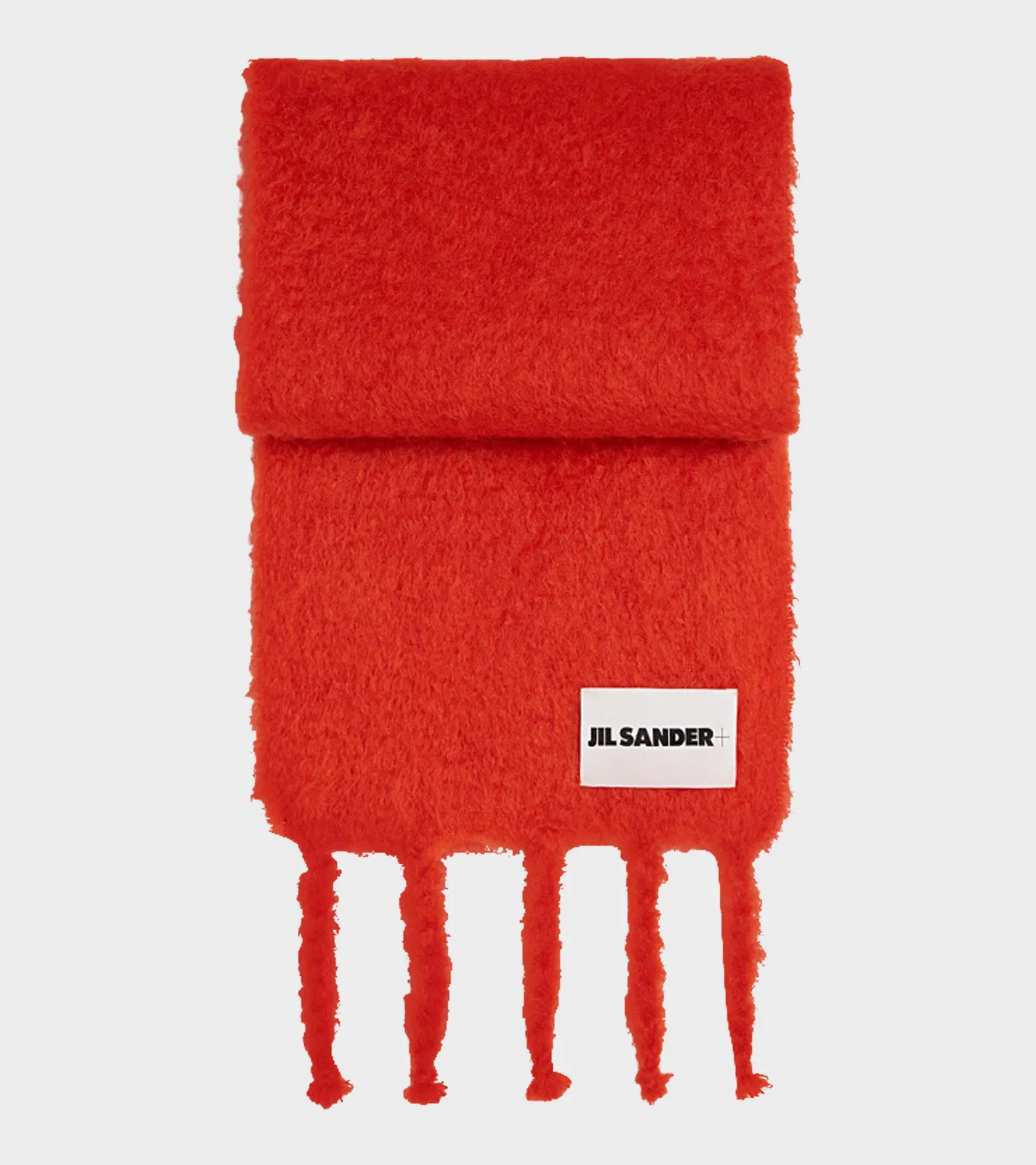 Plain Mohair Scarf Red sold by Dr. Adams