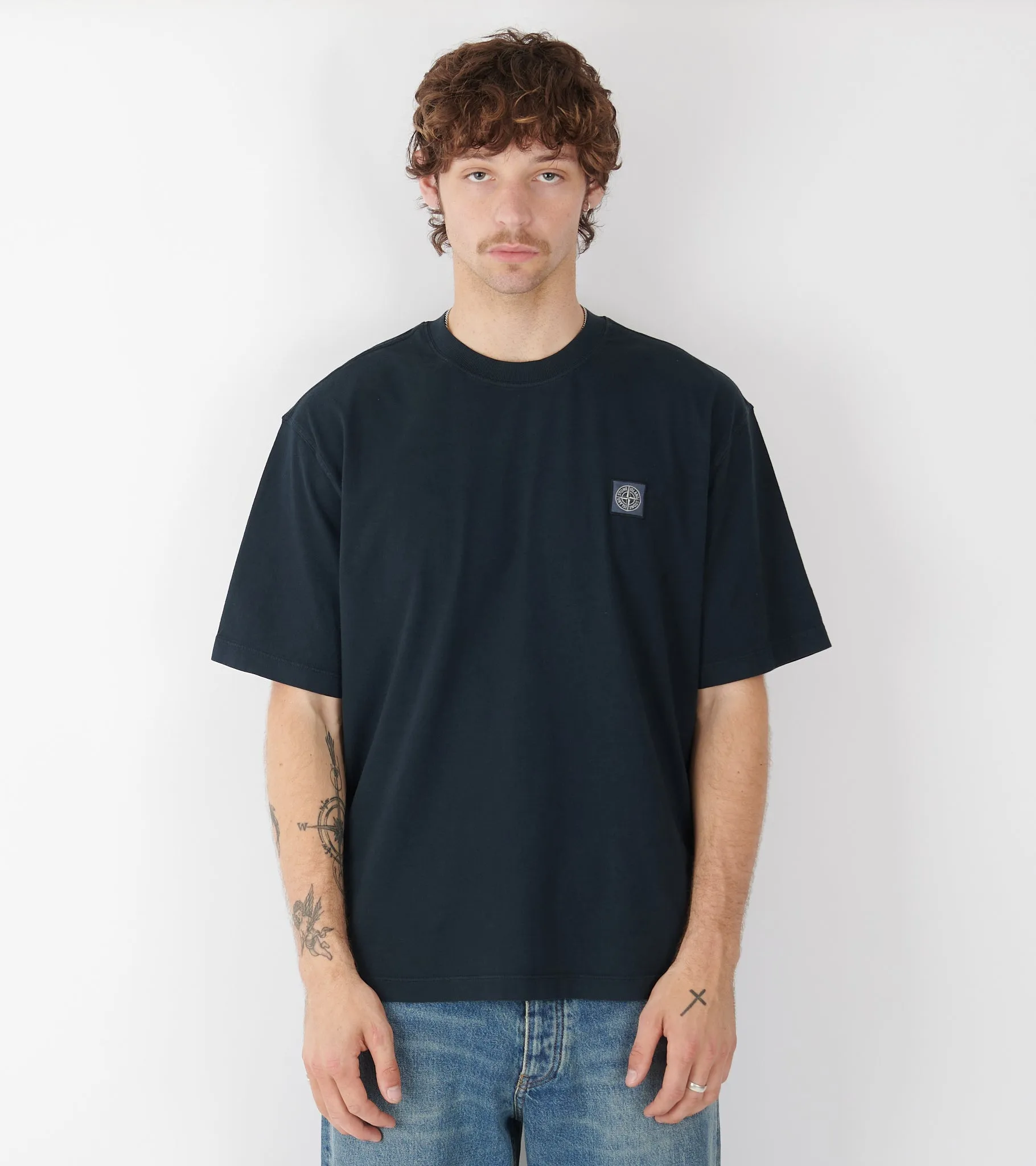 Boxy S/S T-shirt Dark Navy sold by Dr. Adams product image thumbnail 2