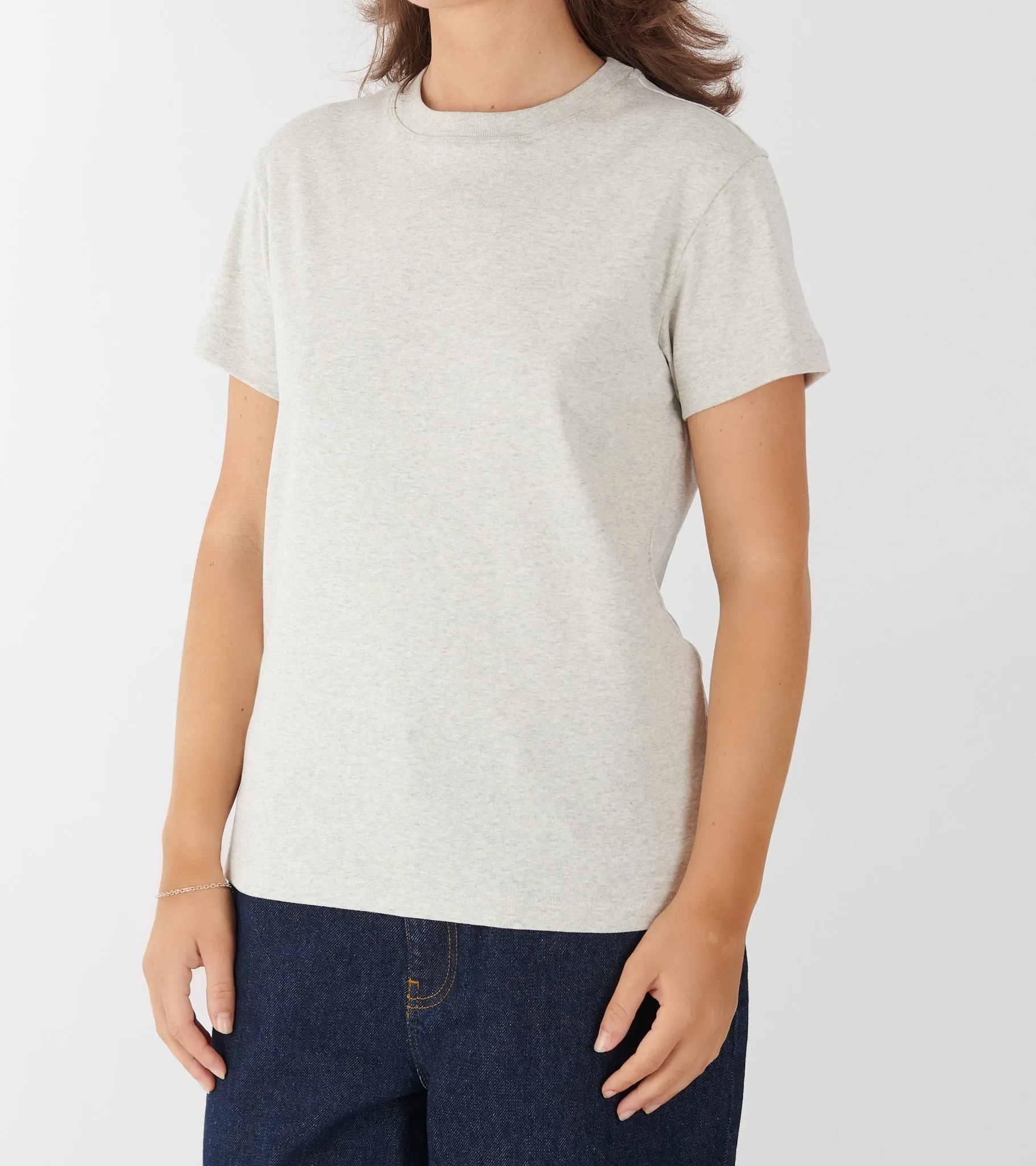 Monica Tee Heather Grey sold by Dr. Adams product image thumbnail 4