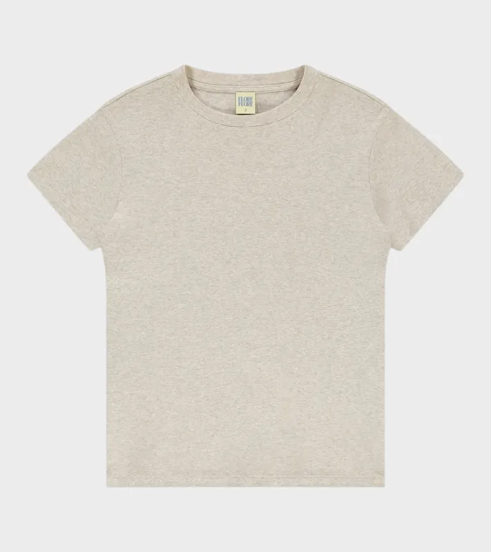 Monica Tee Heather Grey made by FLORE FLORE