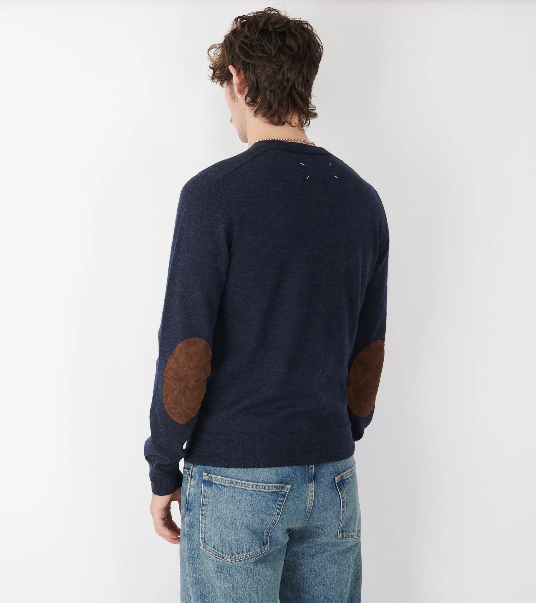 Wool Crewneck Dark Navy sold by Dr. Adams product image thumbnail 5
